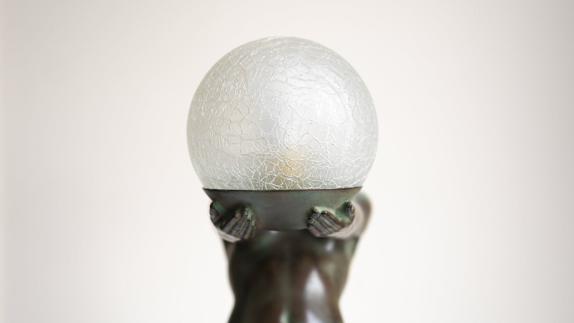 Art Deco ''Luminia'' table lamp by Max Le Verrier 1920