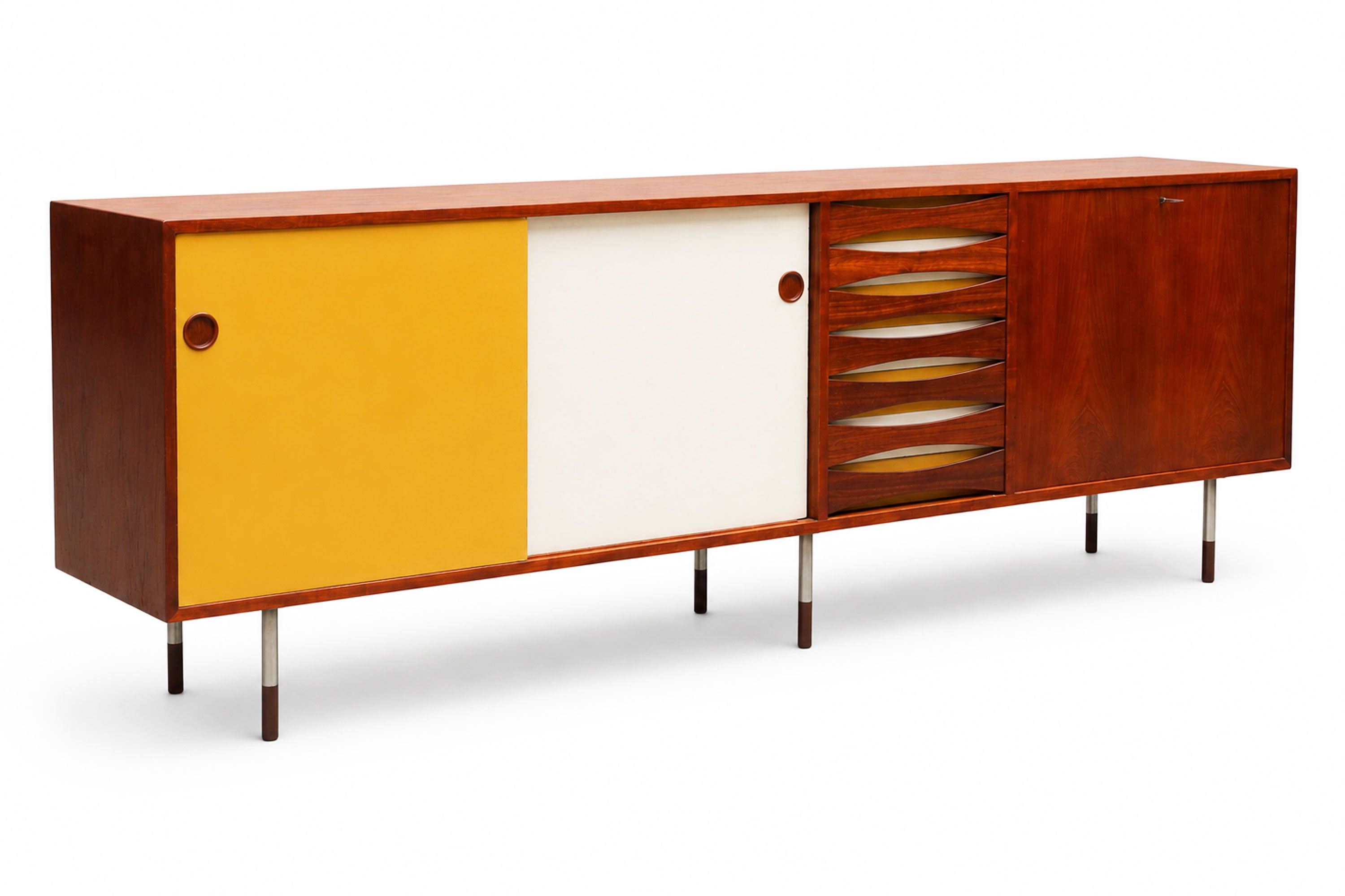 Original Arne Vodder model: 29A ''Triennale'' sideboard 1957 Denmark