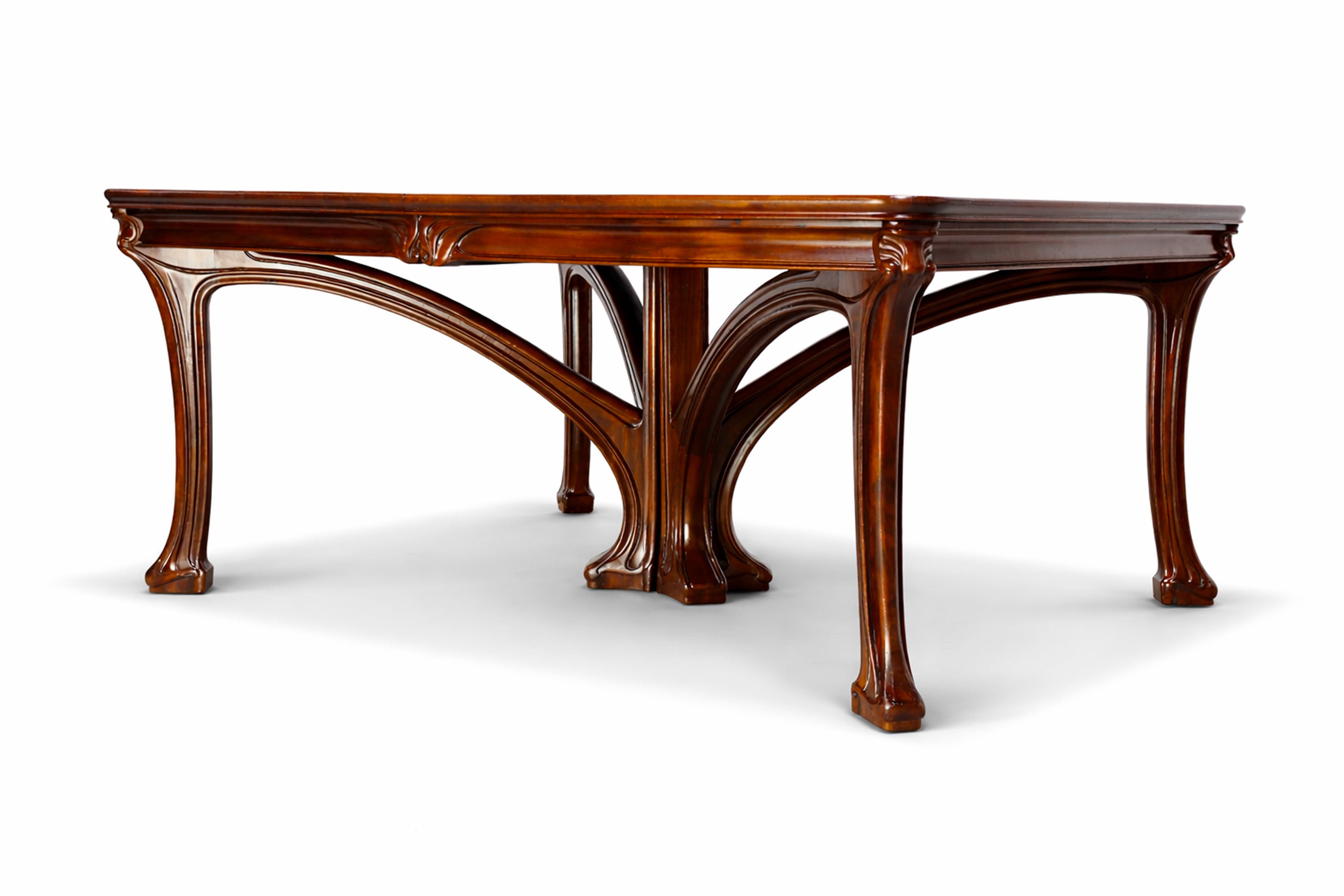 Exquisite Art Nouveau dining table by Eugene Gaillard for Maison Bing 1900