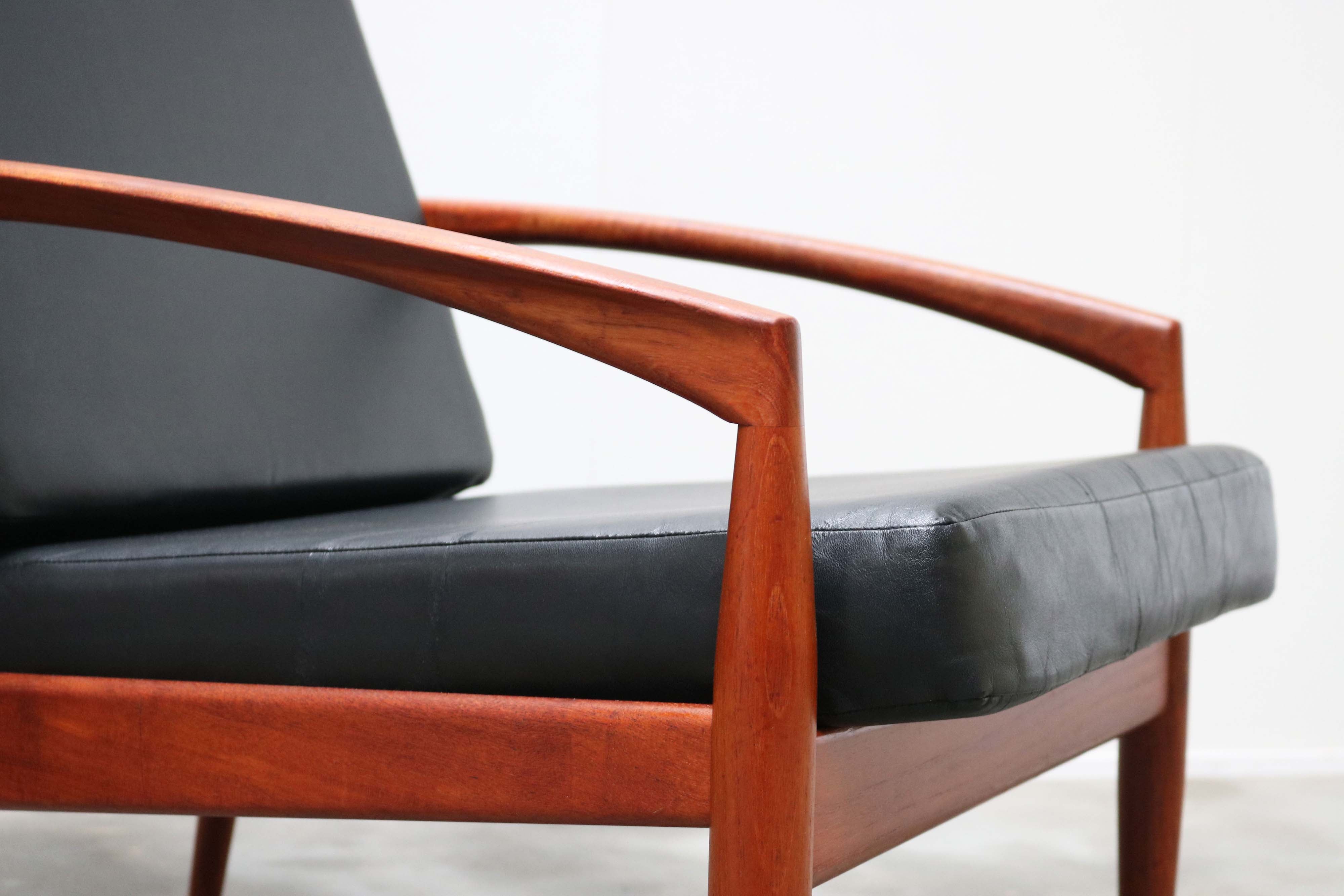 Pair of Danish lounge chairs ''Paper Knife'' by Kai Kristiansen 1960