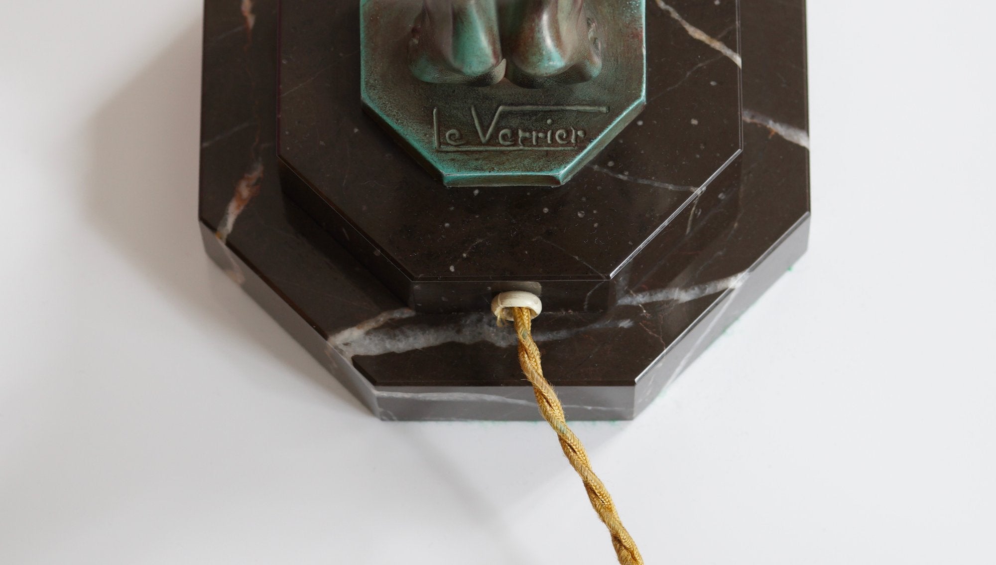 Art Deco ''Luminia'' table lamp by Max Le Verrier 1920