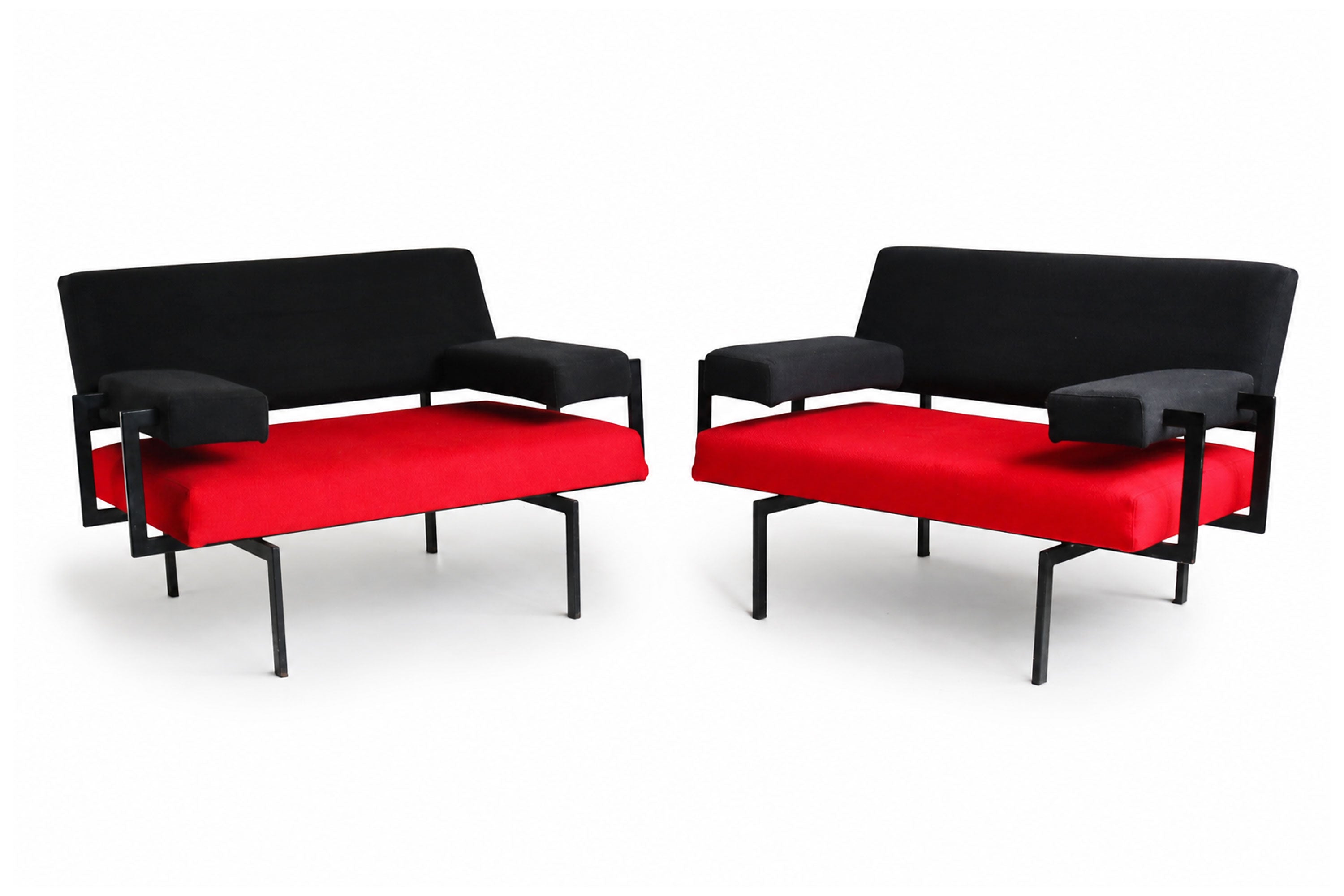 Pair of U+N Series lounge chairs By Cees Braakman for Pastoe 1950