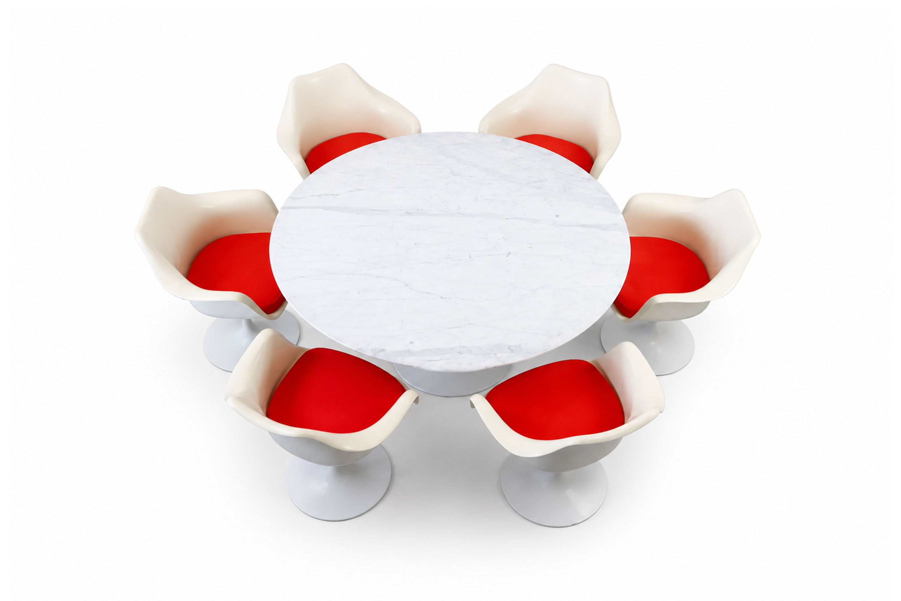Original large Tulip Dining Set by Eero Saarinen for Knoll 1960