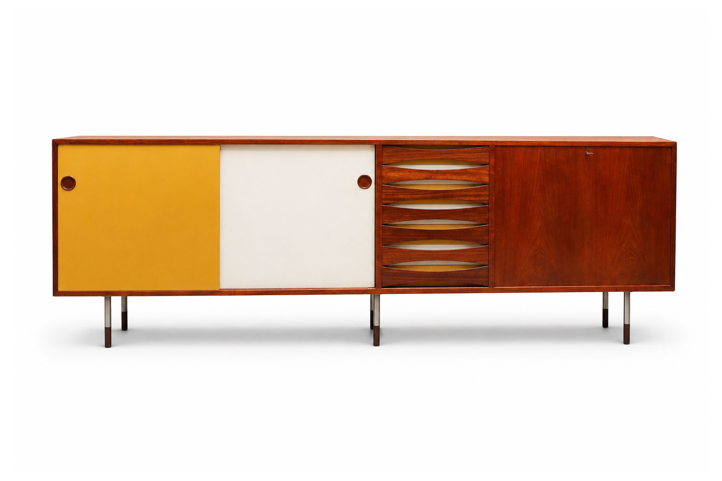 Original Arne Vodder model: 29A ''Triennale'' sideboard 1957 Denmark