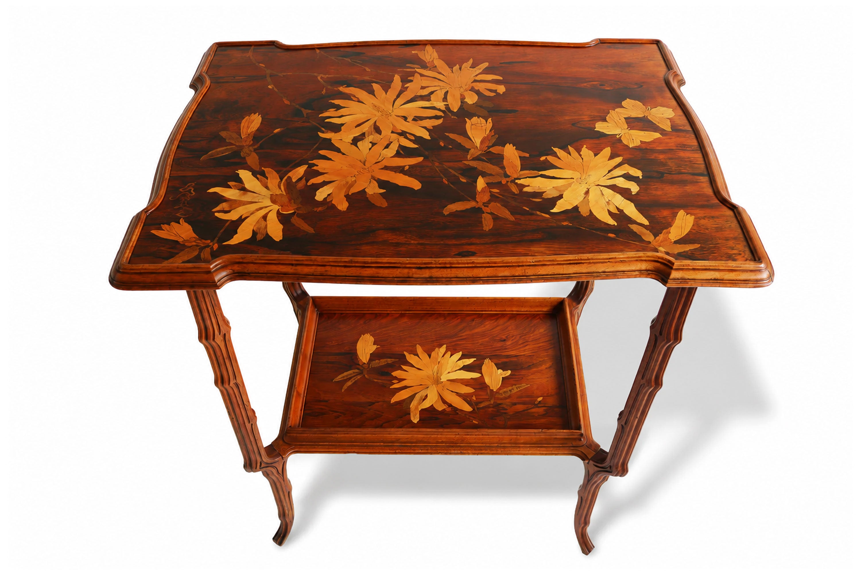 Rare Emille Galle Art Nouveau ''Japonisme'' side table 1905