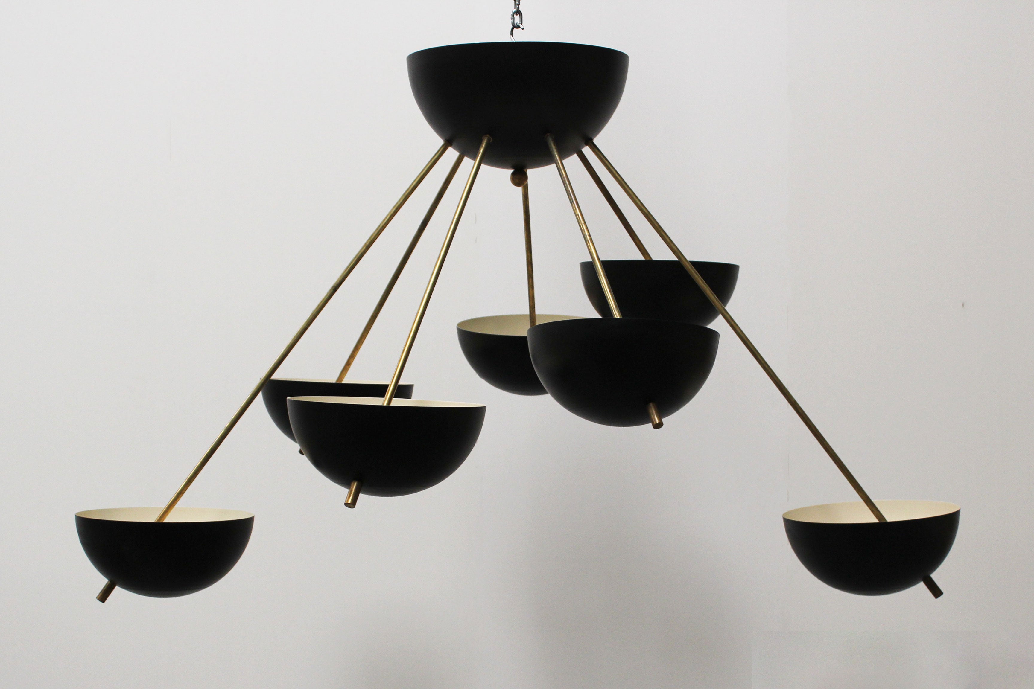 Italian Sputnik Design chandelier 1958 Stilnovo