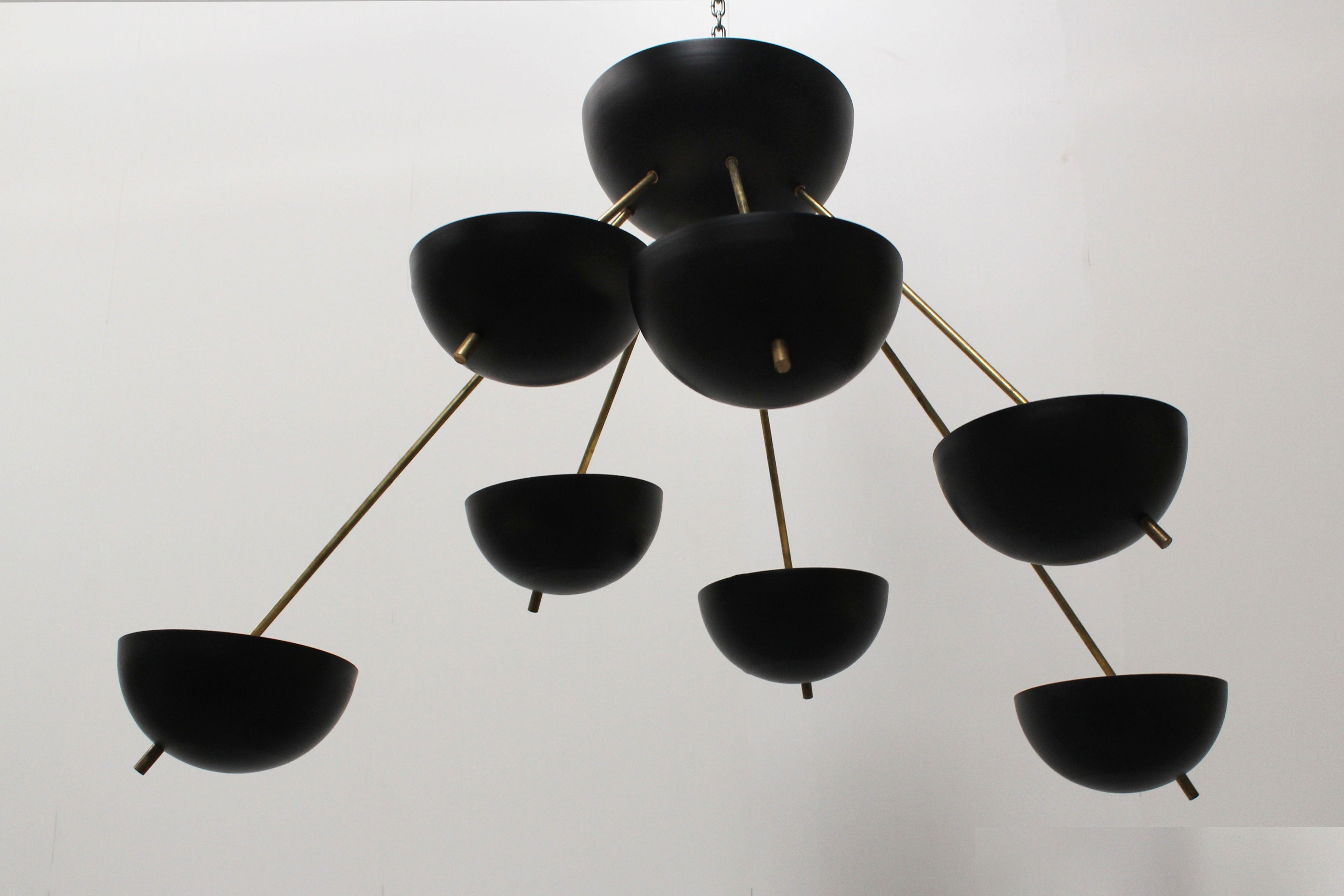 Italian Sputnik Design chandelier 1958 Stilnovo