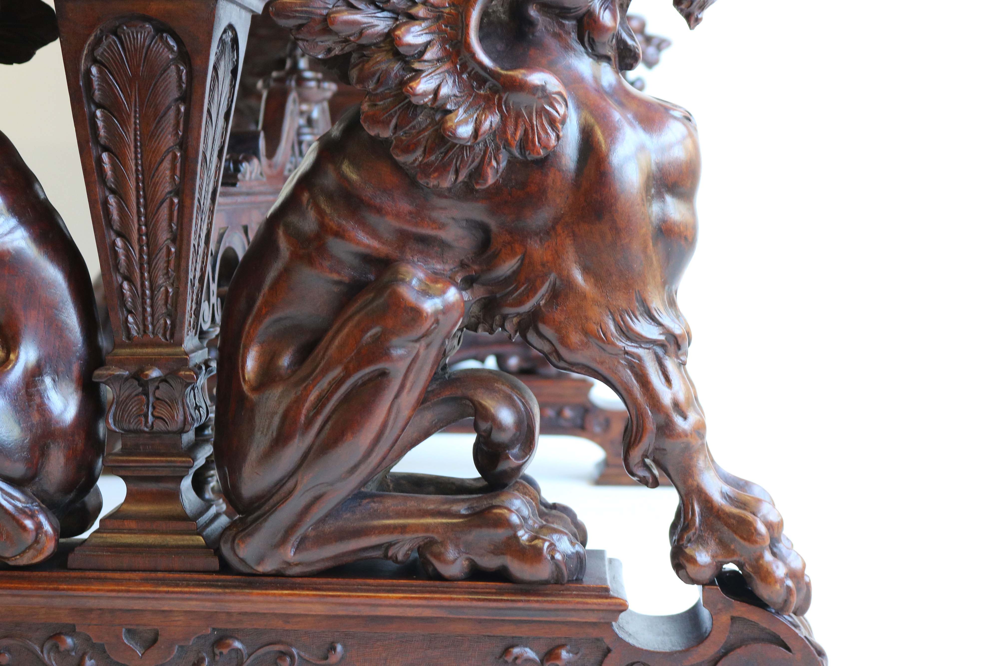 Renaissance Revival writing desk by Victor Aimone 1890