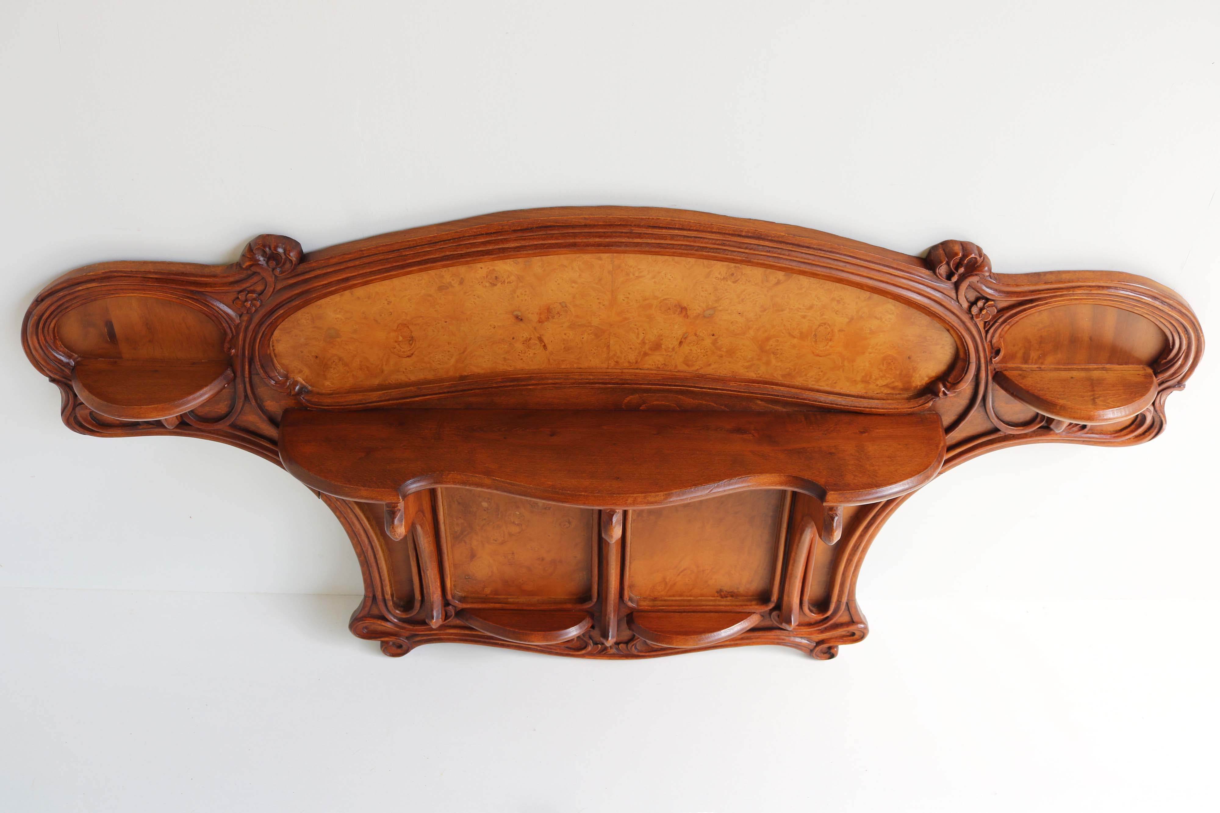 Art Nouveau wall shelf by Eugene Gaillard 1900