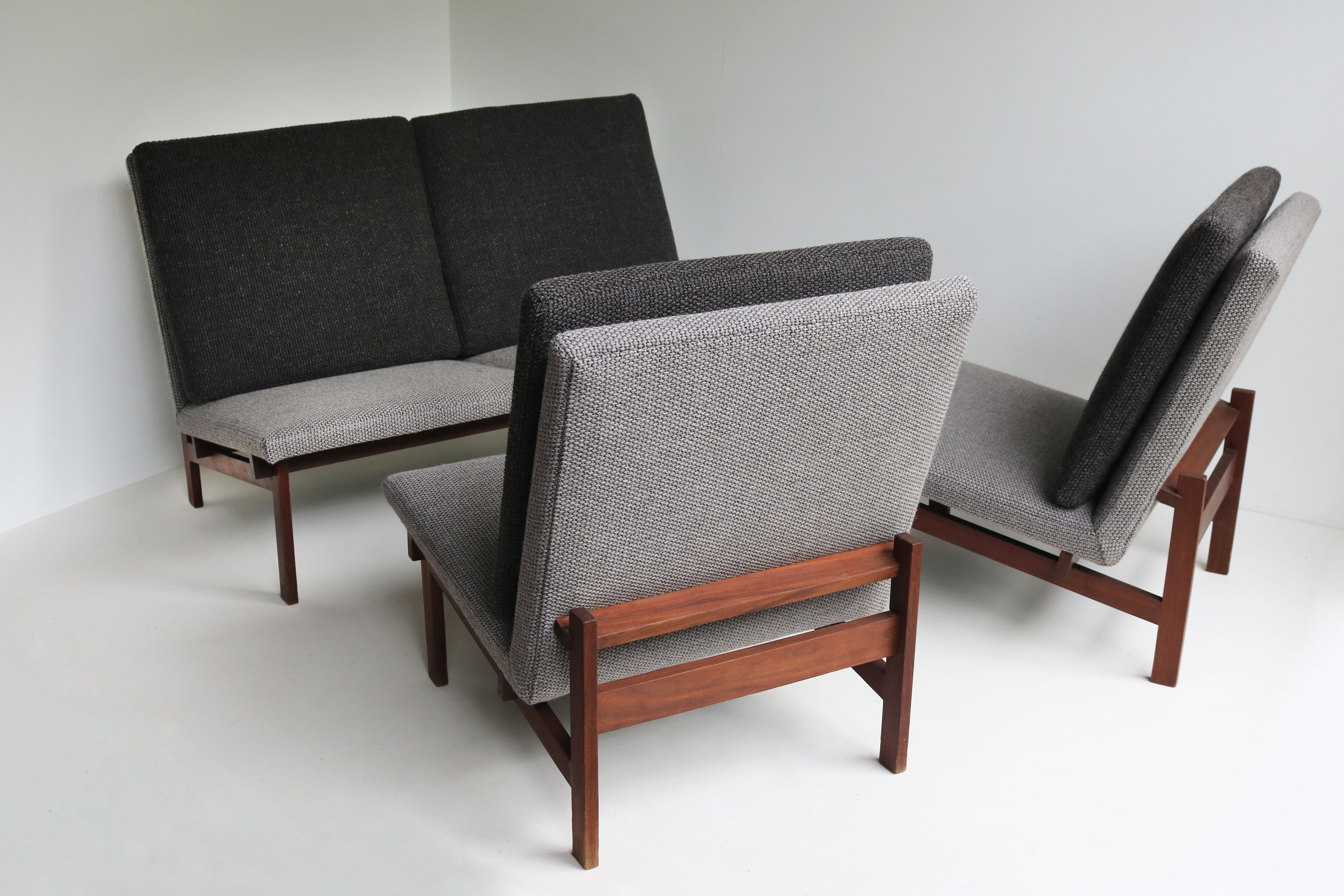 Living roomset F181 Square Line Series by Kho Liang Le & Theo Ruth 1958 Artifort
