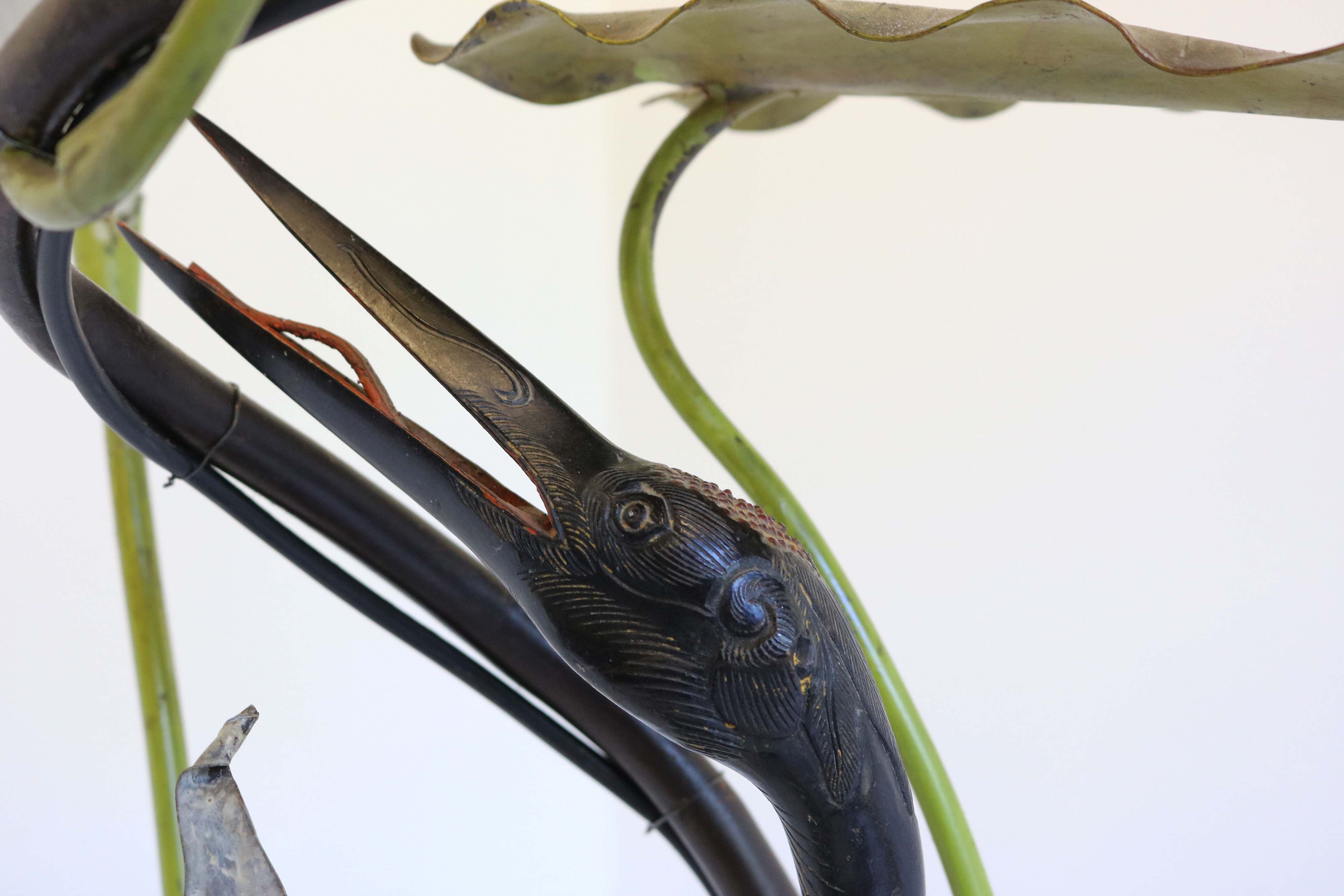 Art Nouveau ''Heron'' Floor lamp 1900