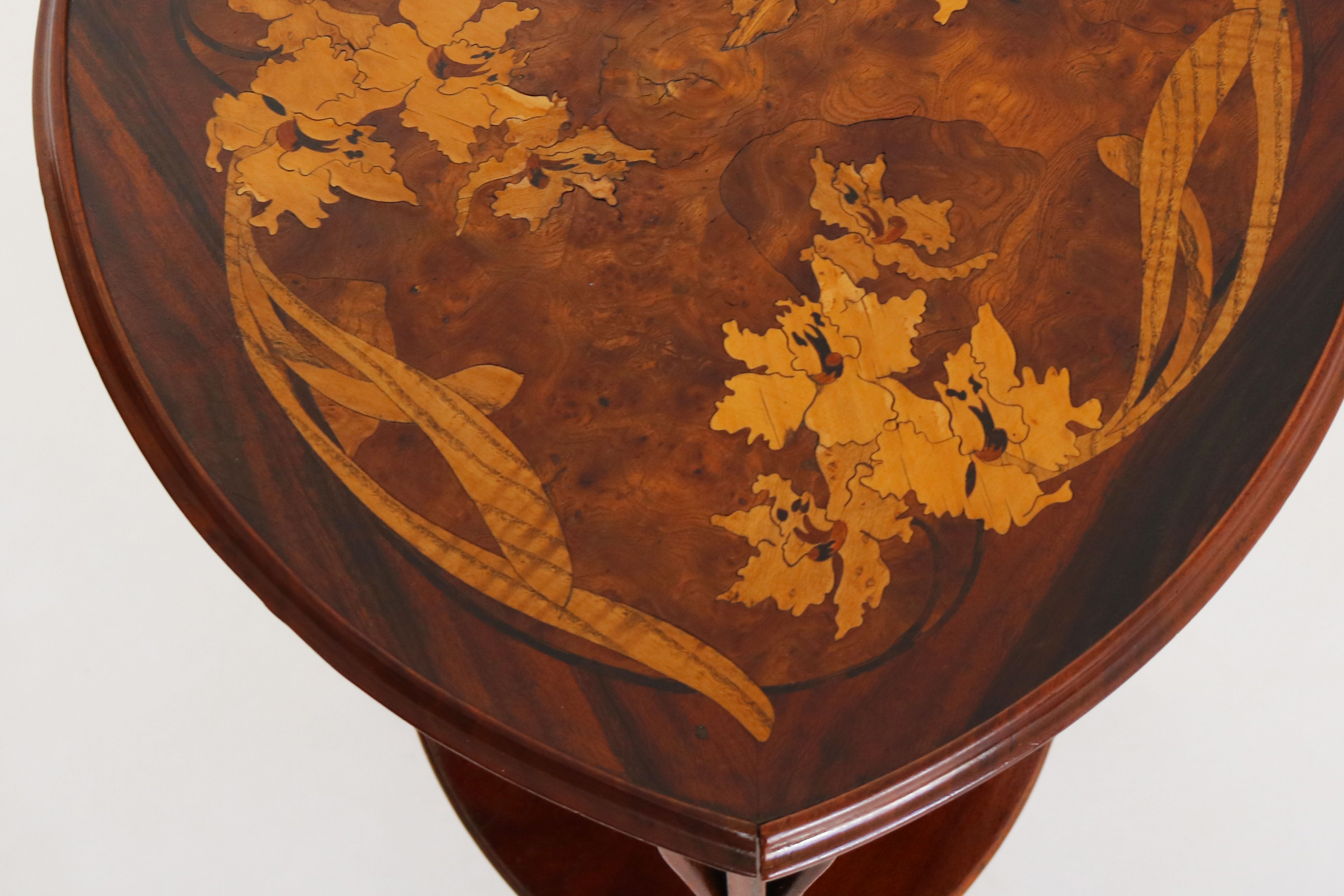 Louis Majorelle side table ''Lilly'' France 1900