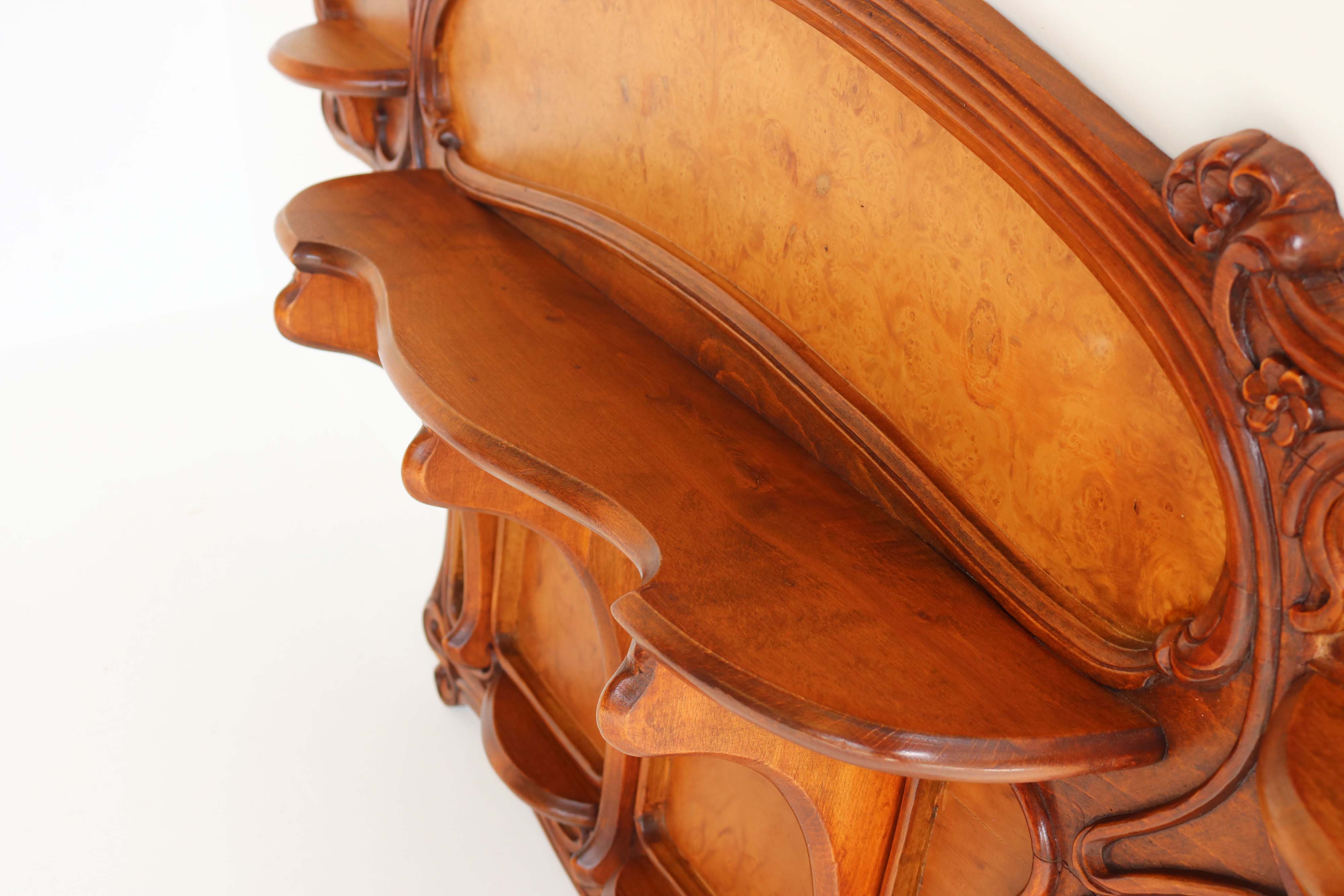Art Nouveau wall shelf by Eugene Gaillard 1900