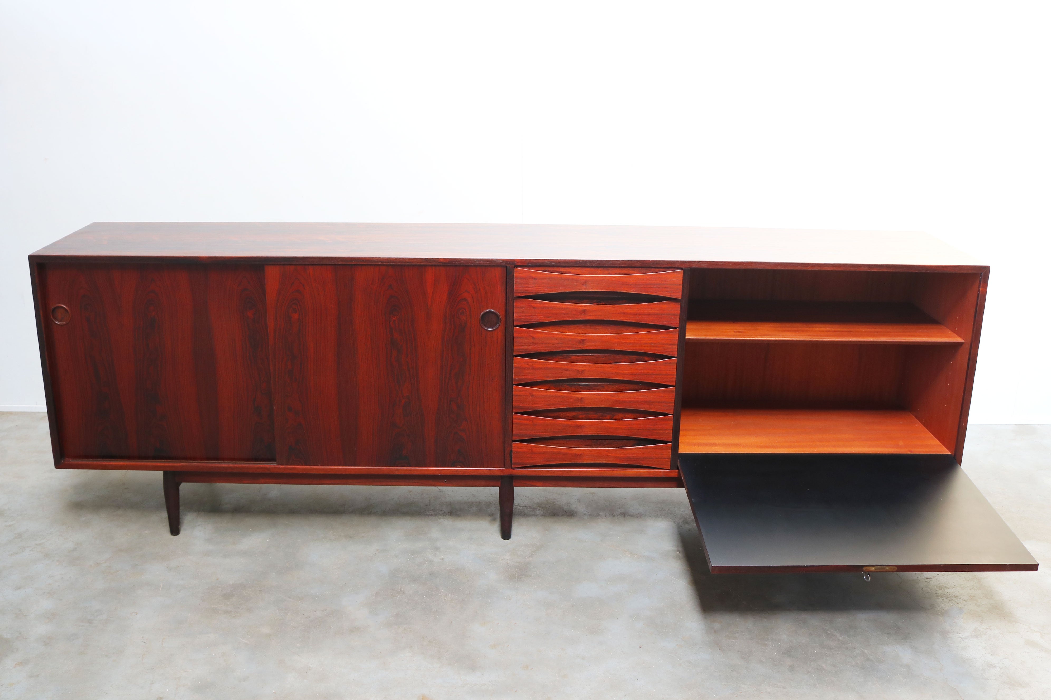 Rare Arne Vodder 29a sideboard for Sibast 1950 Rosewood