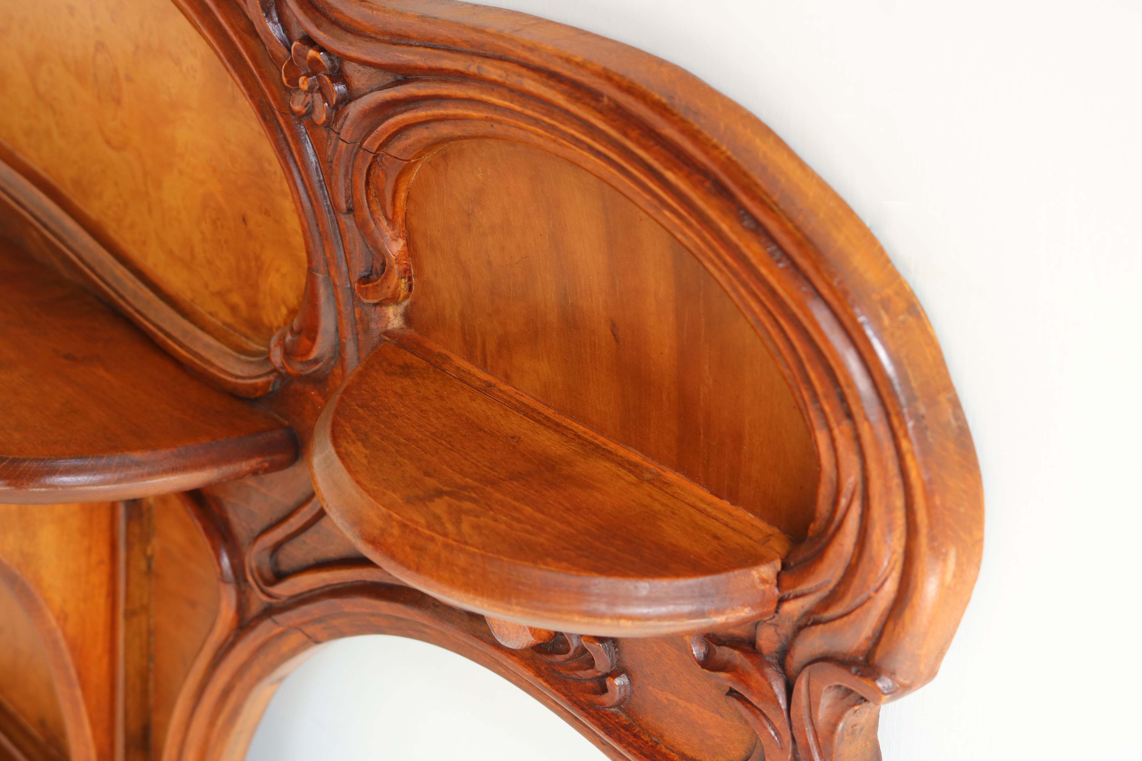 Art Nouveau wall shelf by Eugene Gaillard 1900