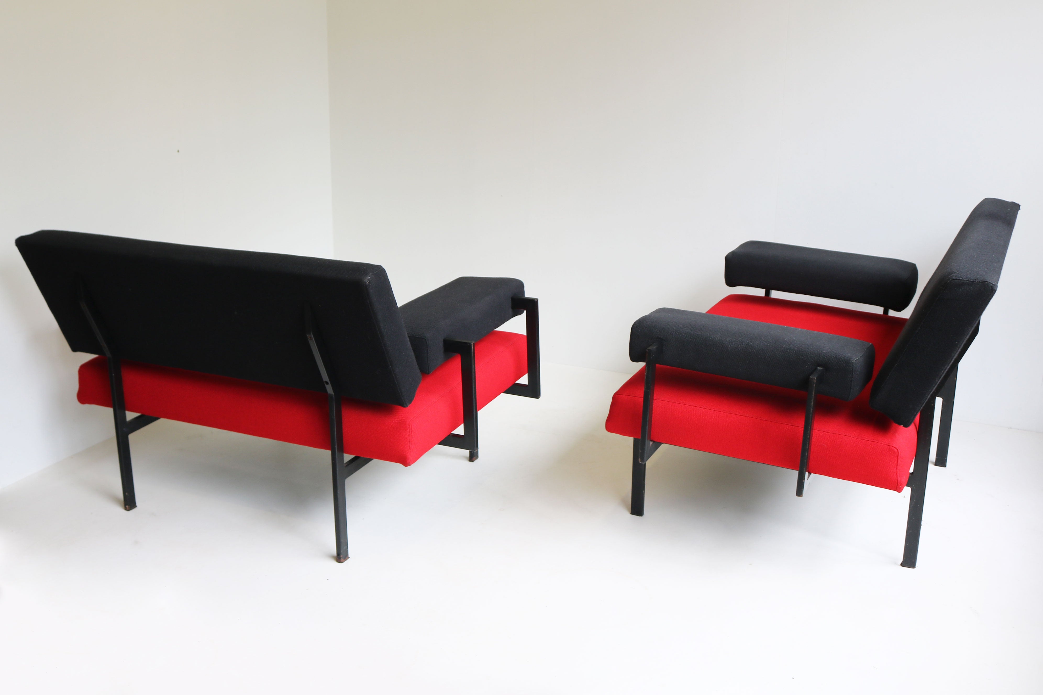 Pair of U+N Series lounge chairs By Cees Braakman for Pastoe 1950