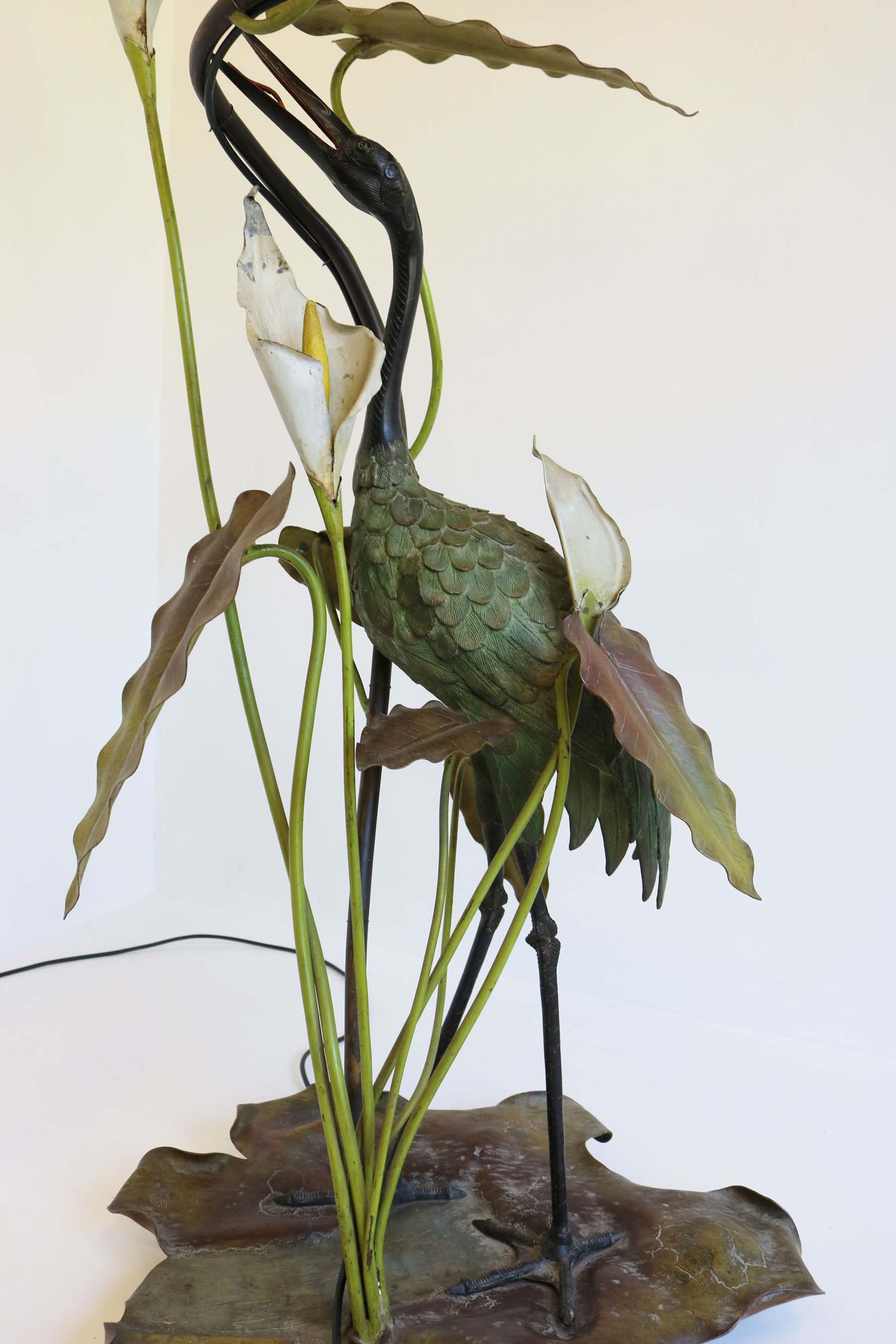 Art Nouveau ''Heron'' Floor lamp 1900