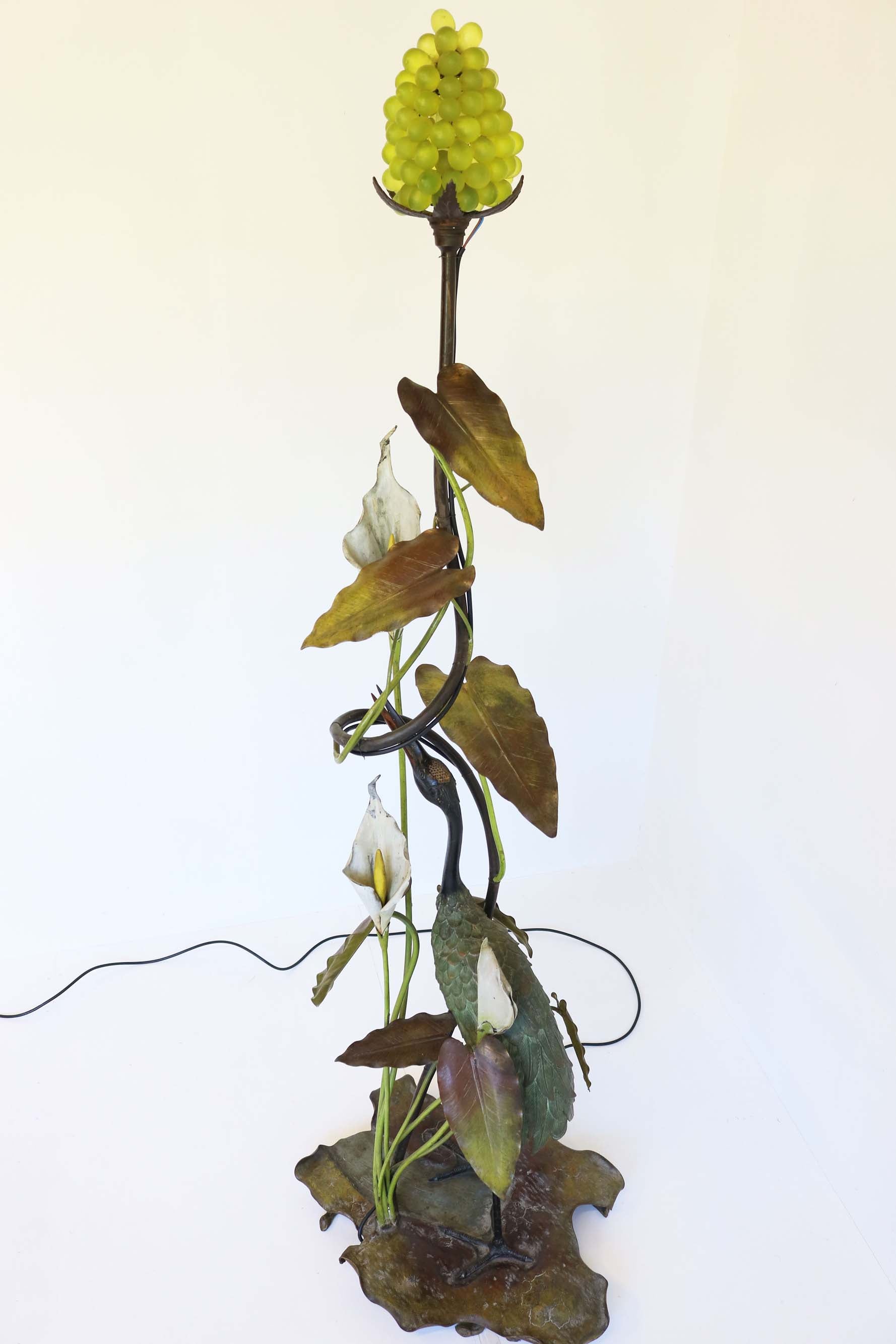 Art Nouveau ''Heron'' Floor lamp 1900