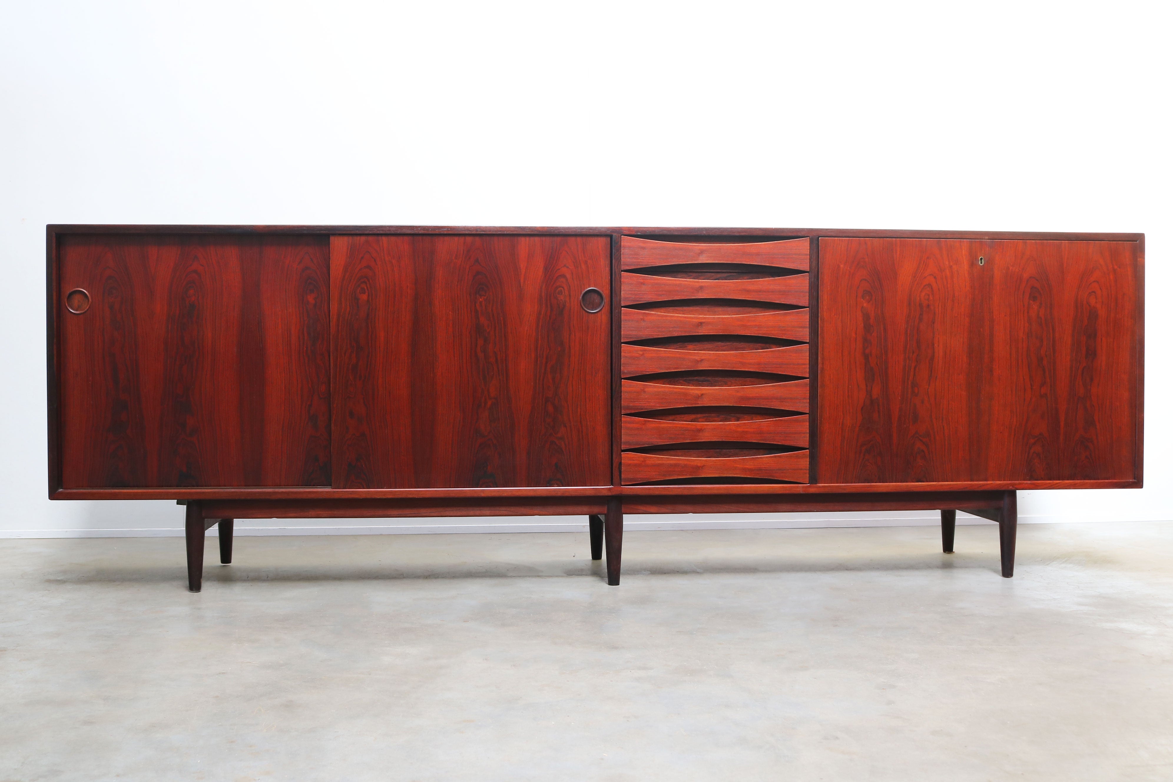 Rare Arne Vodder 29a sideboard for Sibast 1950 Rosewood