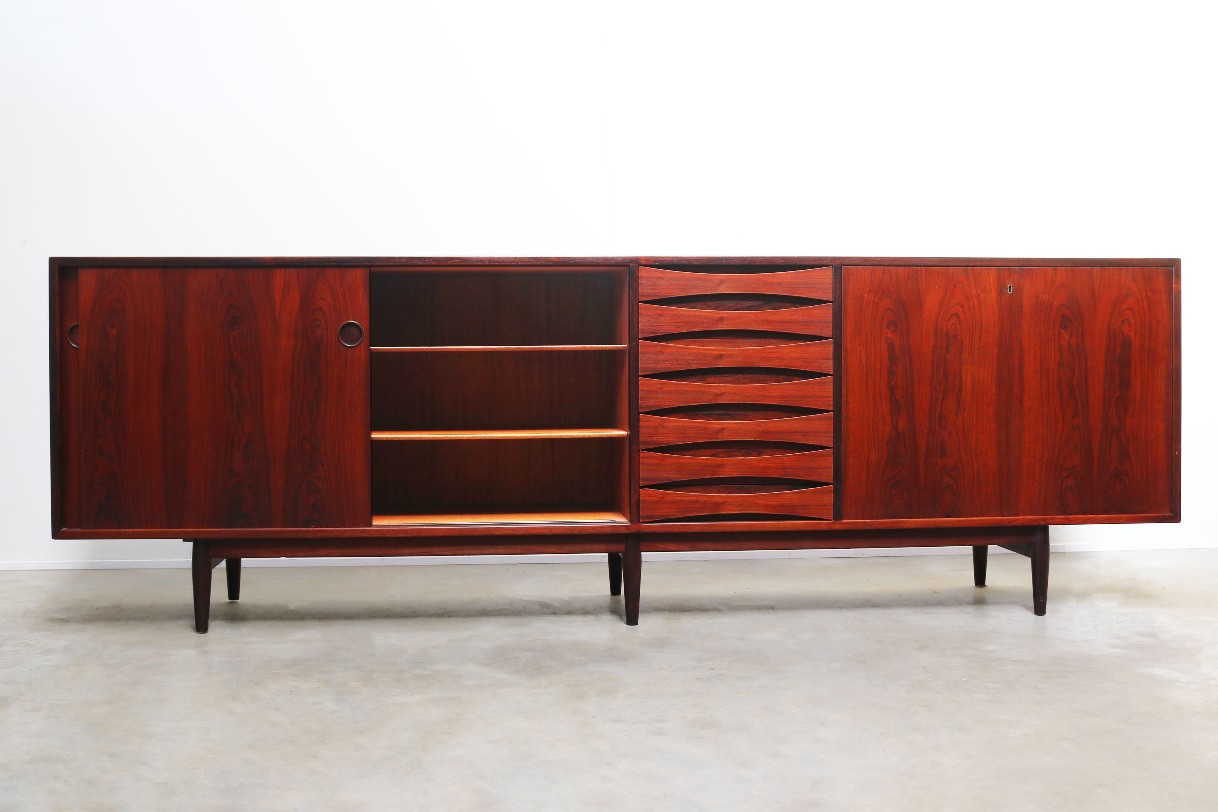 Rare Arne Vodder 29a sideboard for Sibast 1950 Rosewood