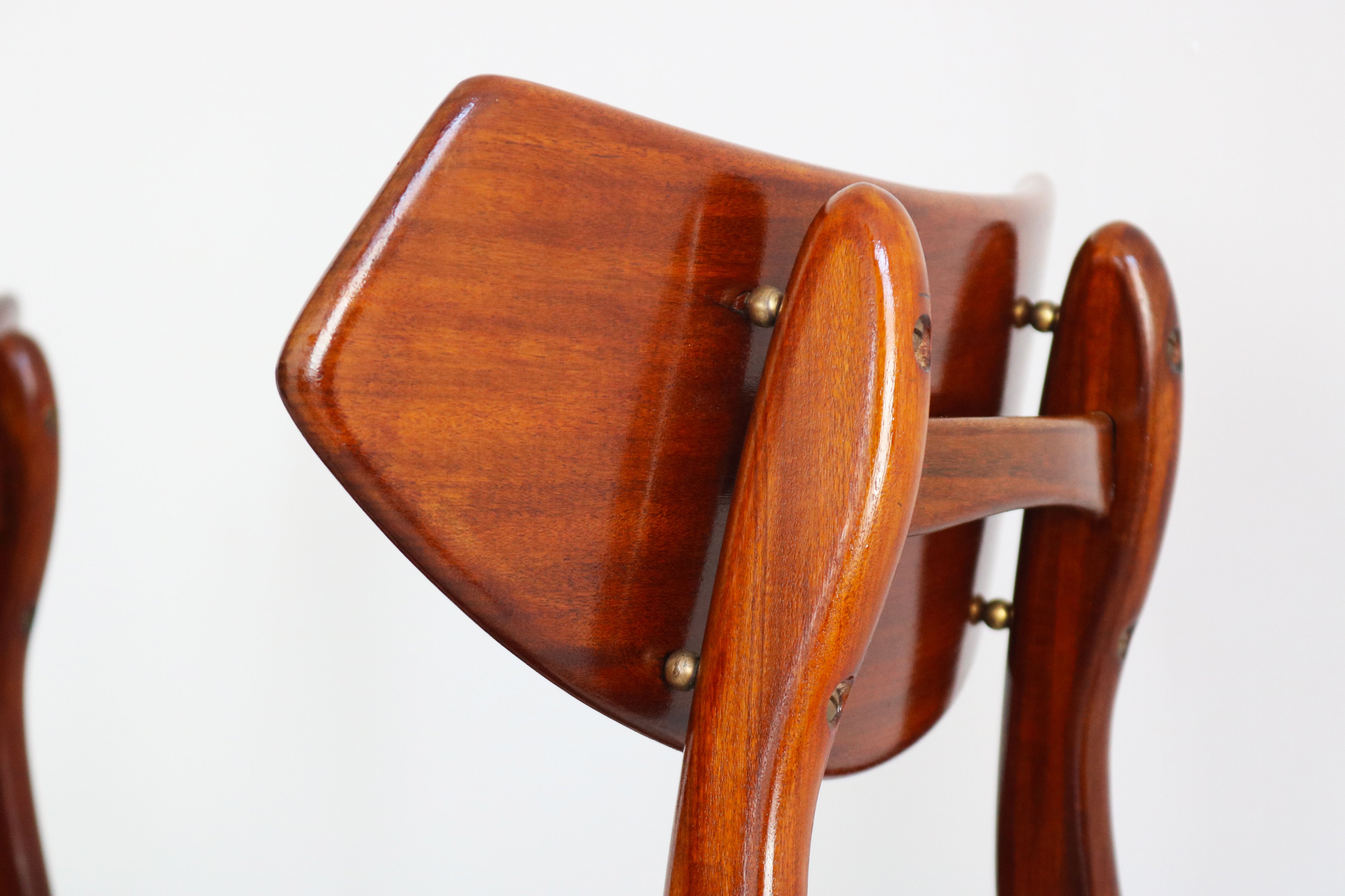 set of 4 dutch design chairs by Louis Van Teeffelen for AWA 1960