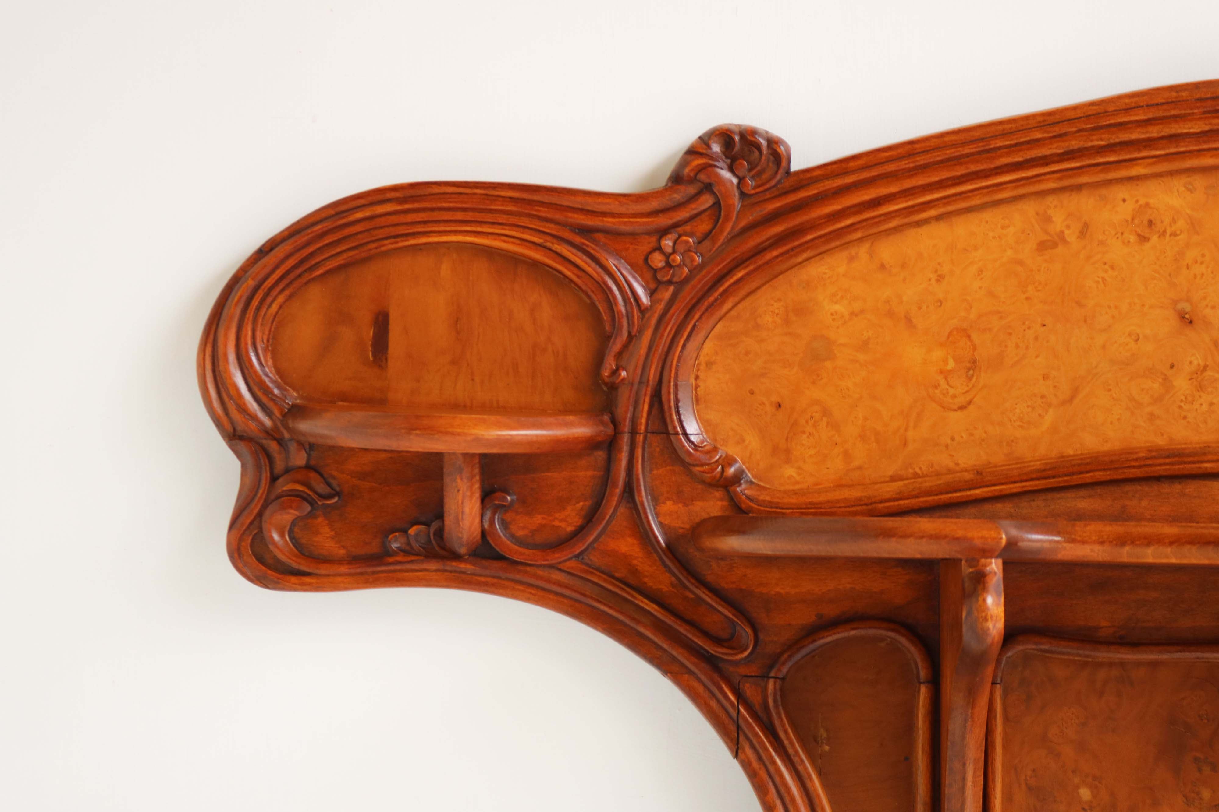 Art Nouveau wall shelf by Eugene Gaillard 1900