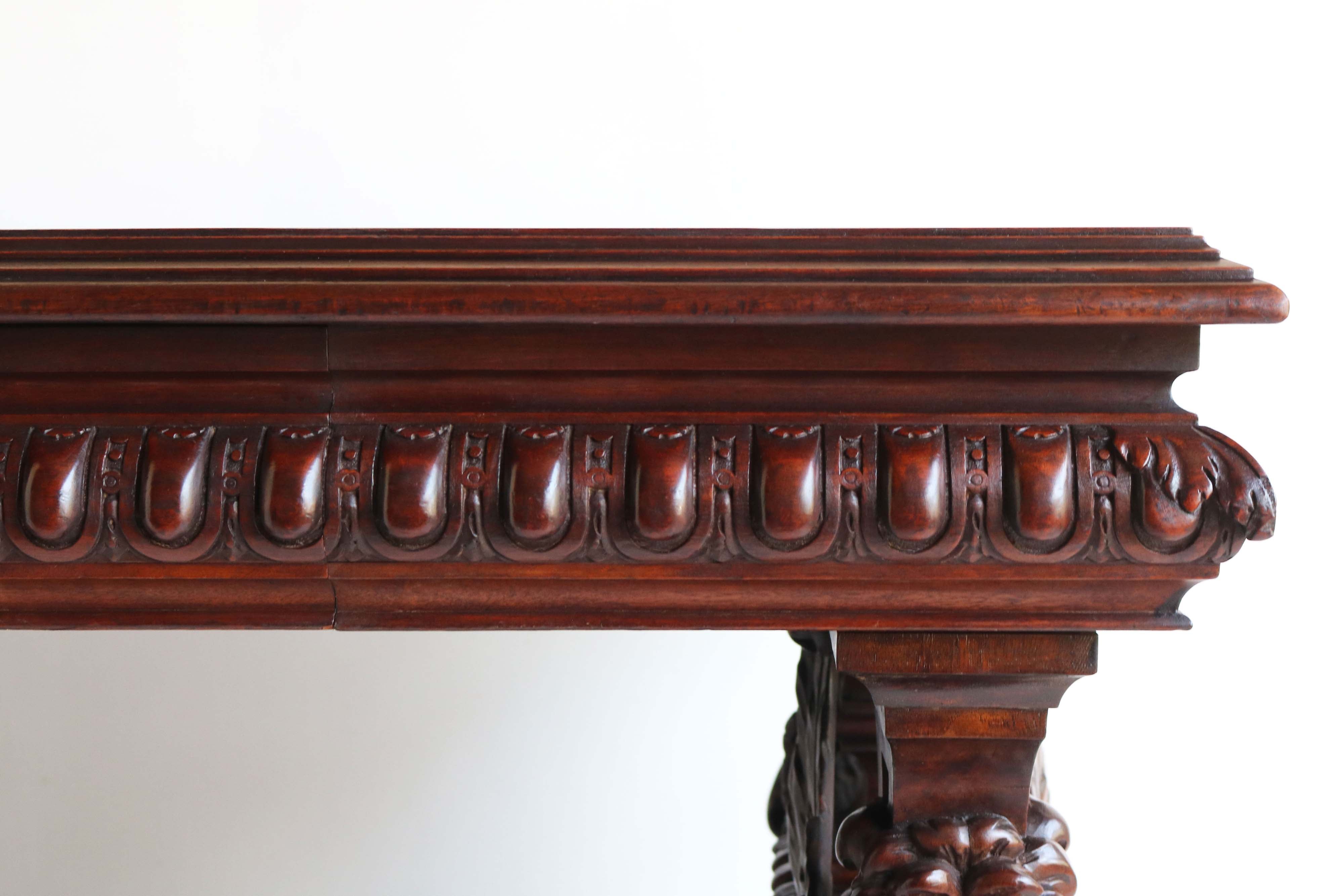 Renaissance Revival writing desk by Victor Aimone 1890