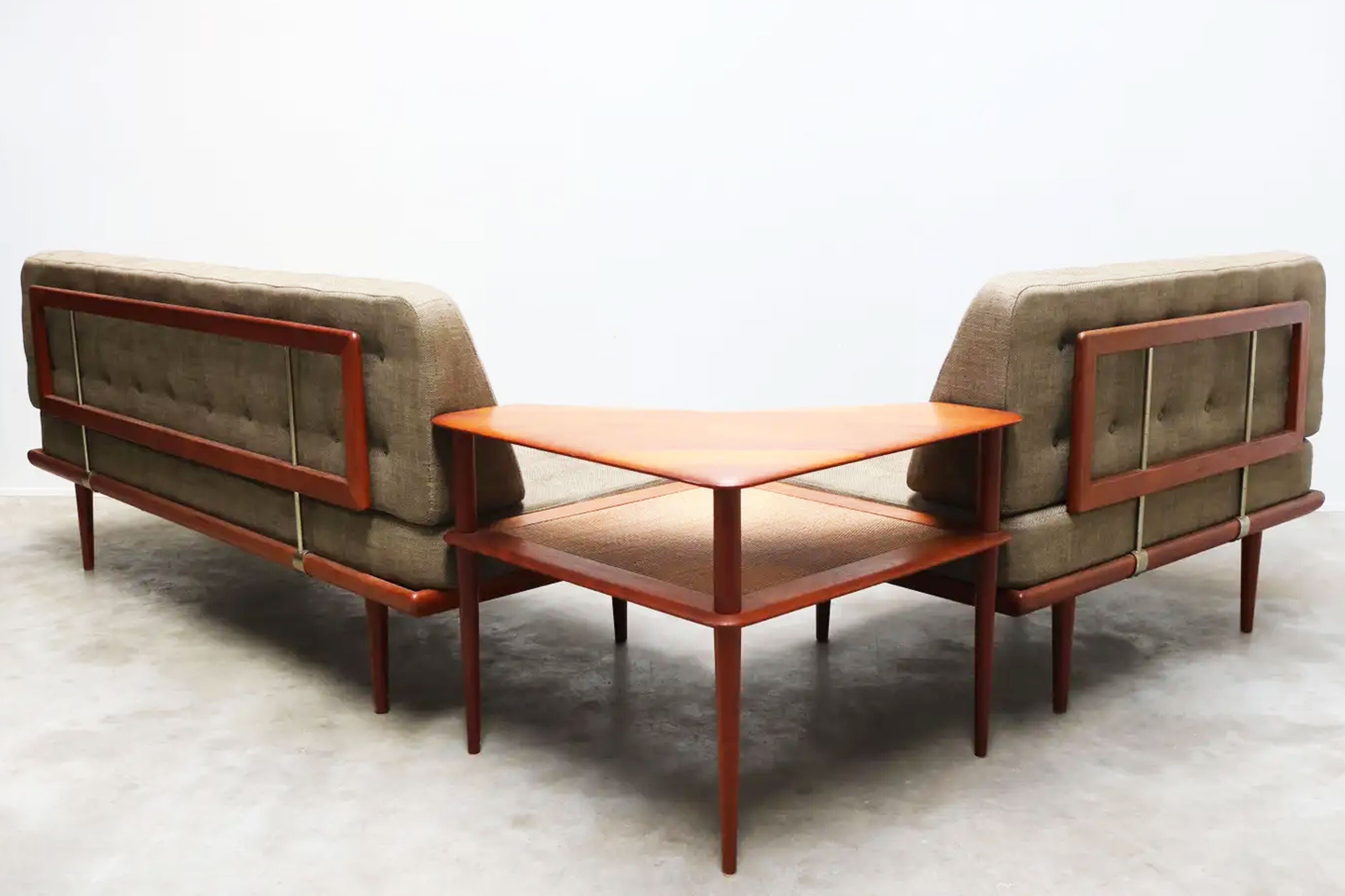 Danish Design ''Minerva'' Sofa Set by Peter Hvidt & Orla Molgaard Nielsen 1950