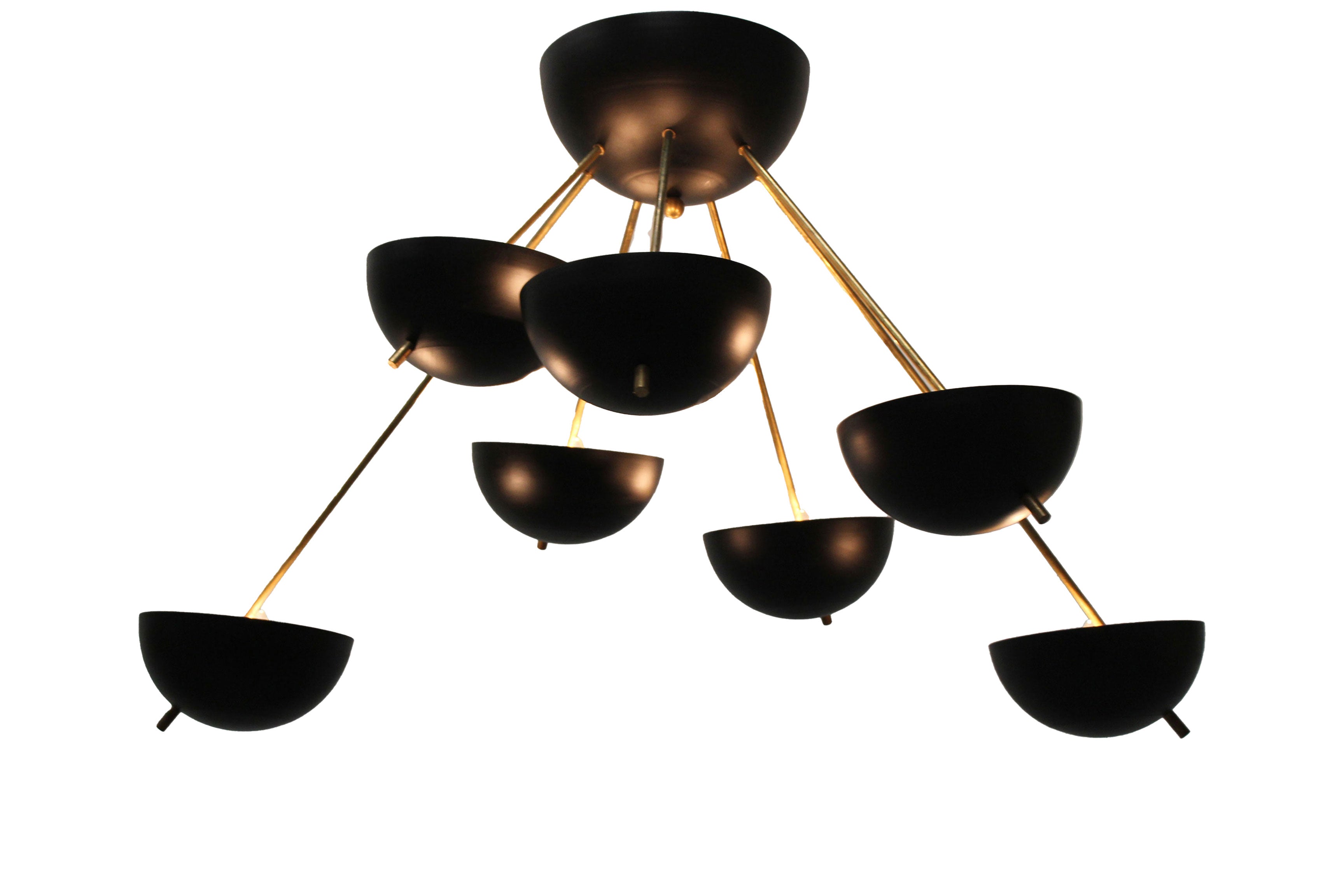 Italian Sputnik Design chandelier 1958 Stilnovo