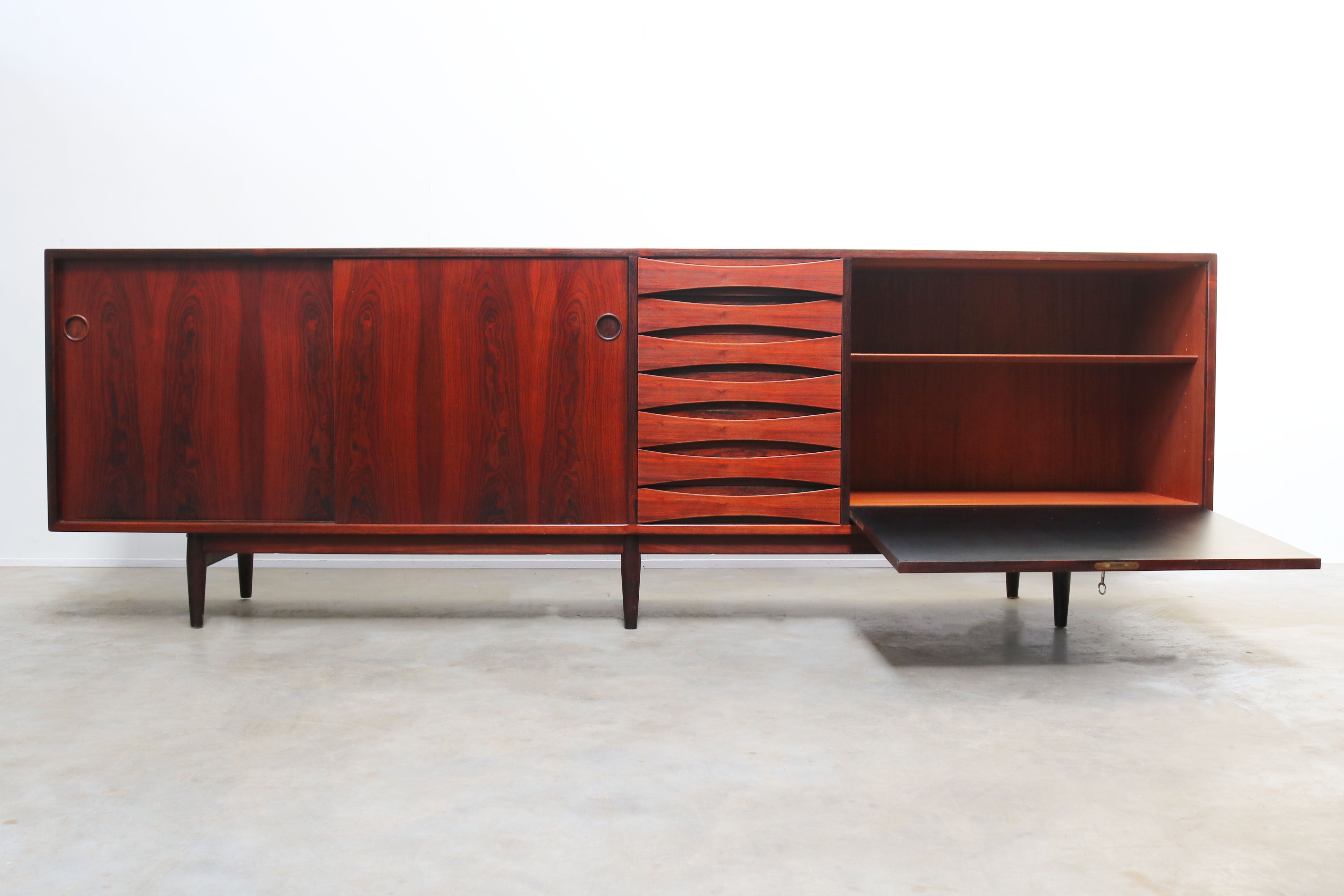 Rare Arne Vodder 29a sideboard for Sibast 1950 Rosewood