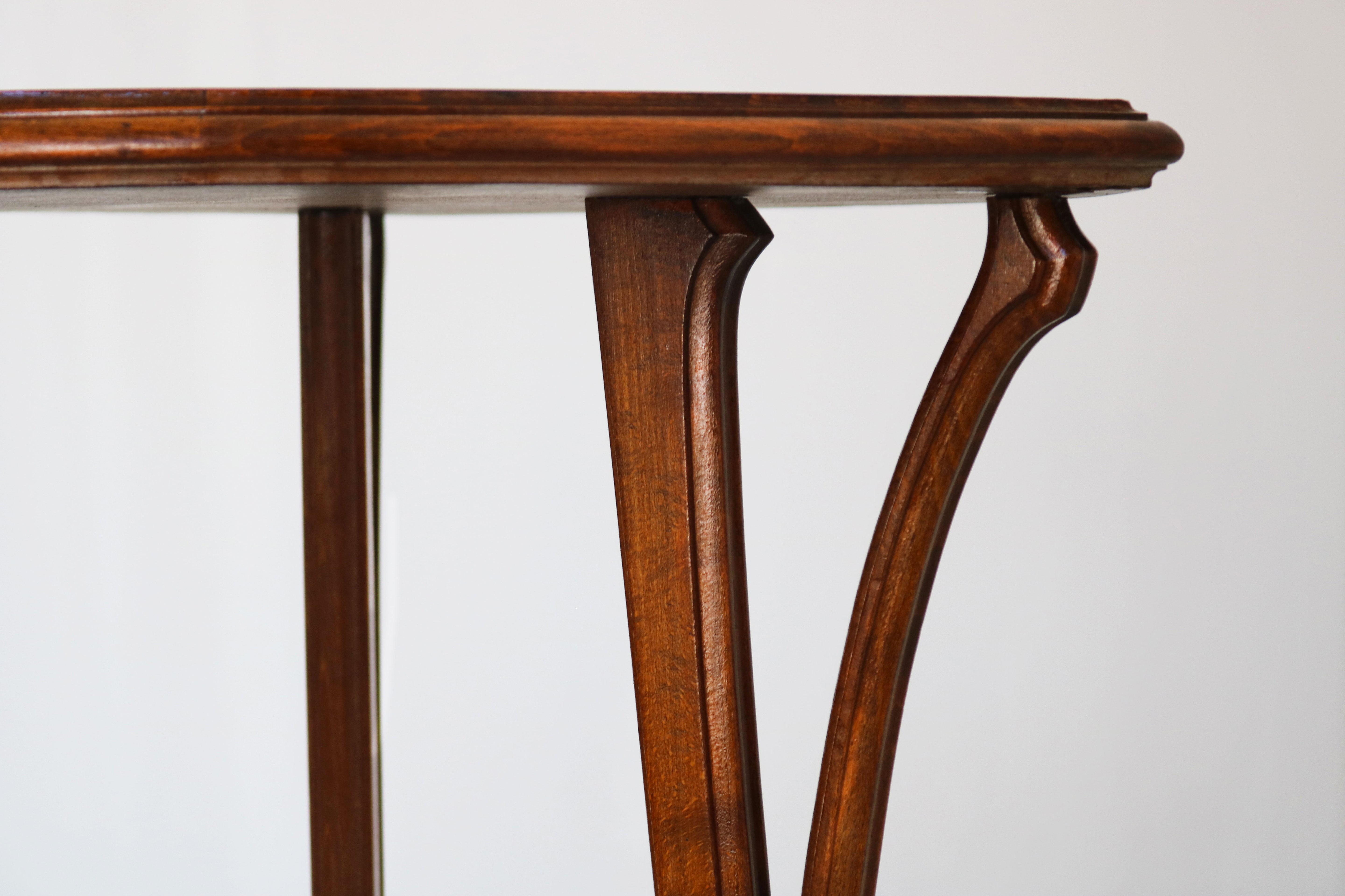 Art Nouveau Gueridon ''Thistle'' by Emile Galle 1900