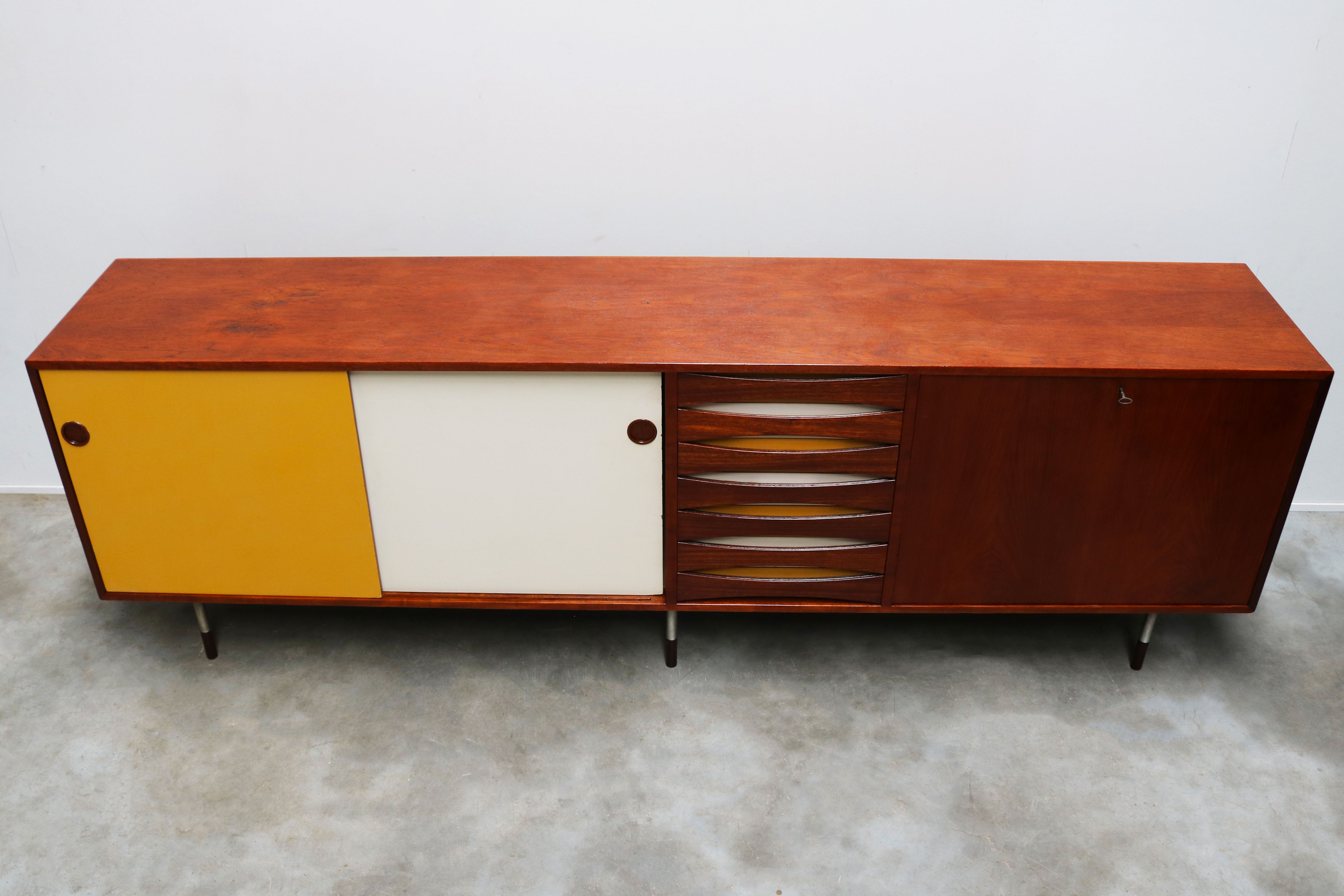 Original Arne Vodder model: 29A ''Triennale'' sideboard 1957 Denmark