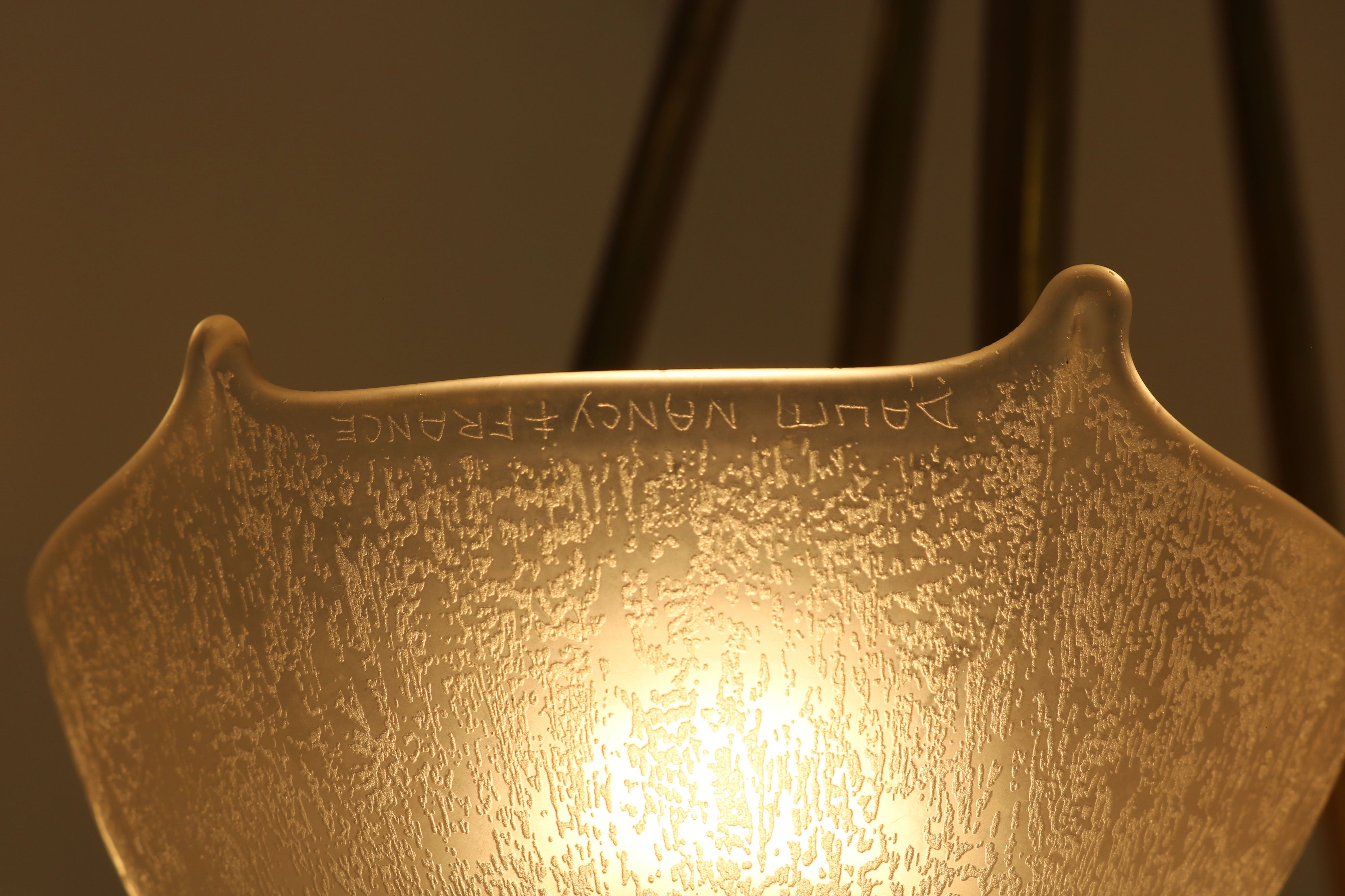 Monumental chandelier by Maurice Dufrene & Daum Nancy 1920