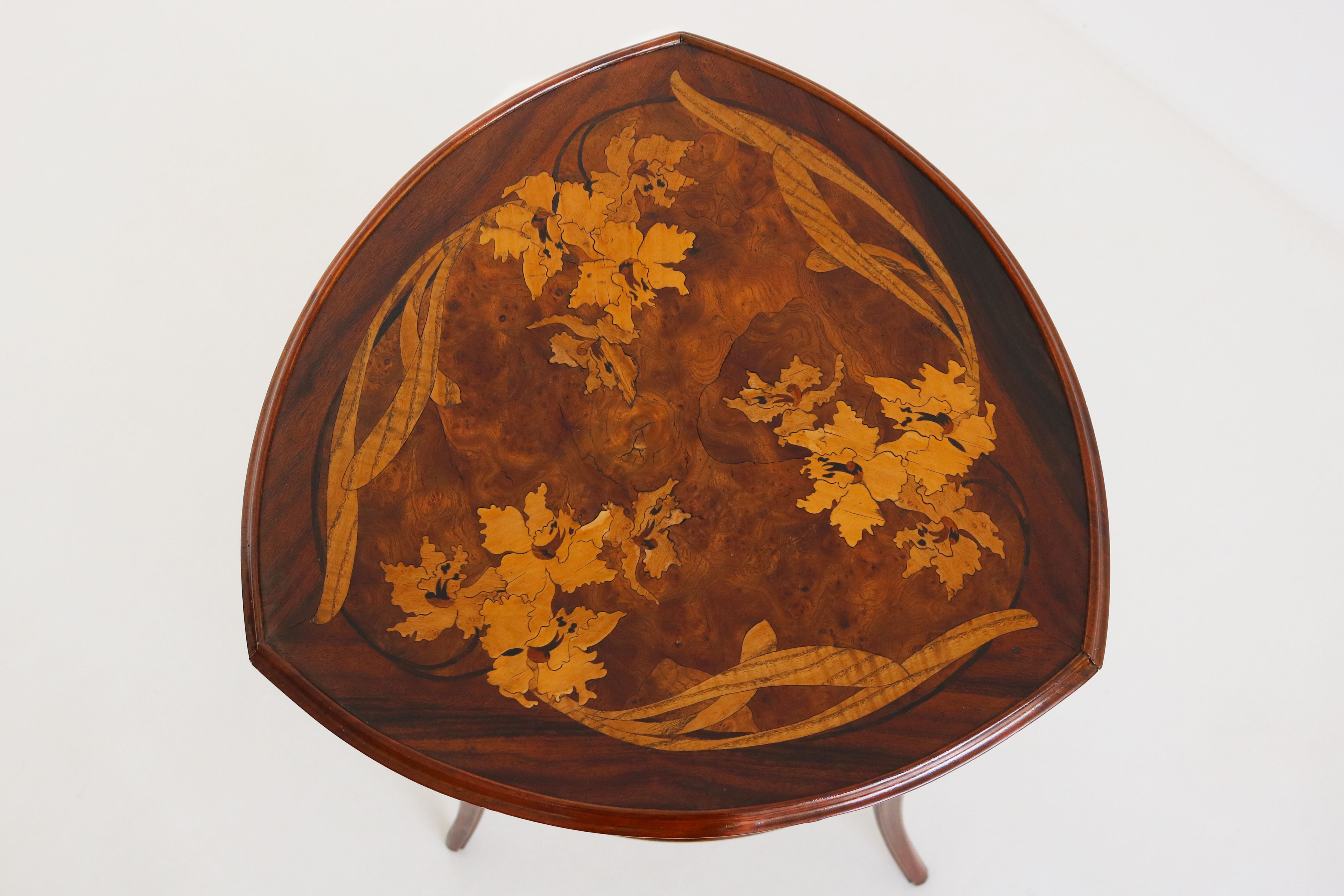 Louis Majorelle side table ''Lilly'' France 1900