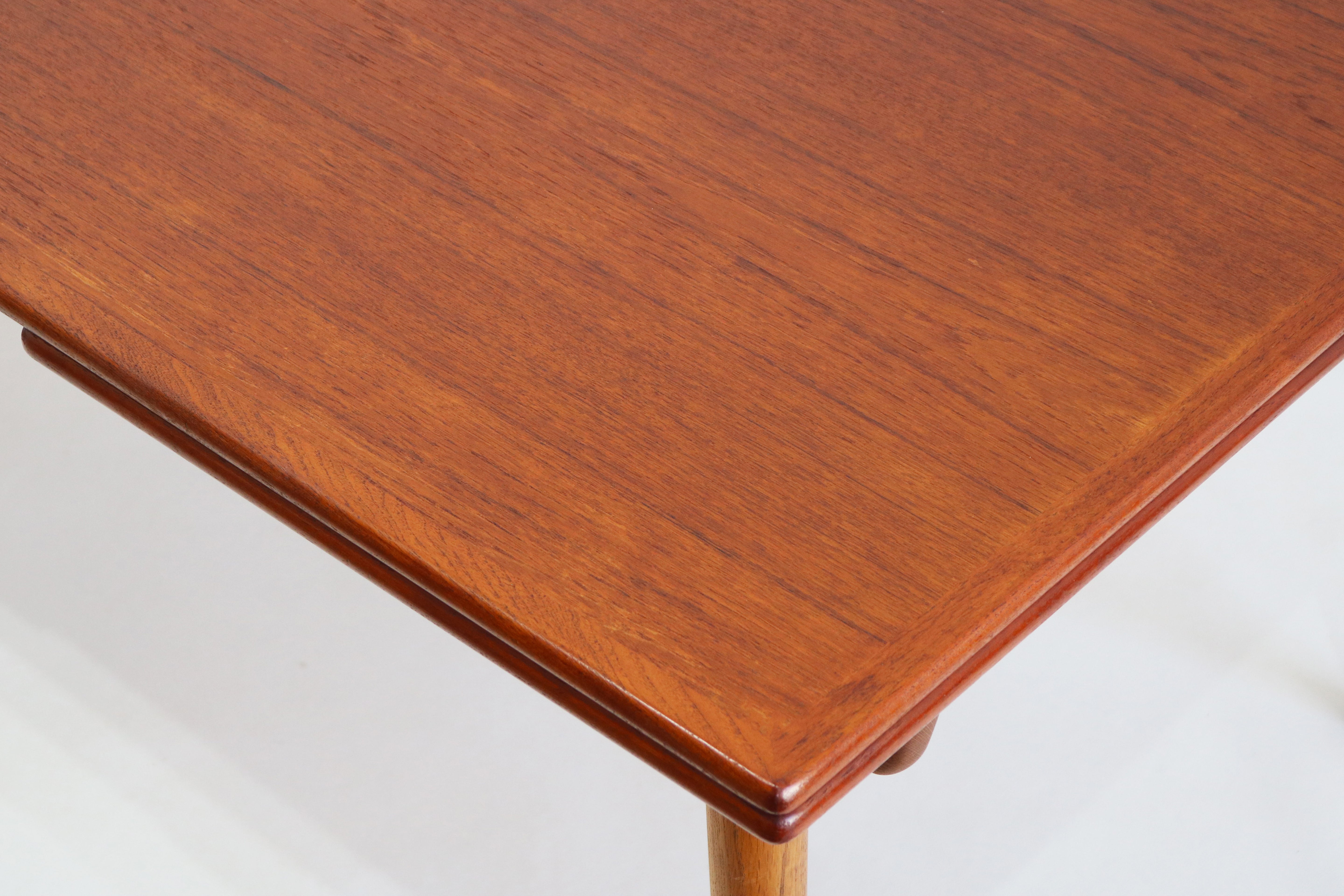 Rare AT-312 table in Teak & Oak by Hans J. Wegner for Andreas Tuck 1950