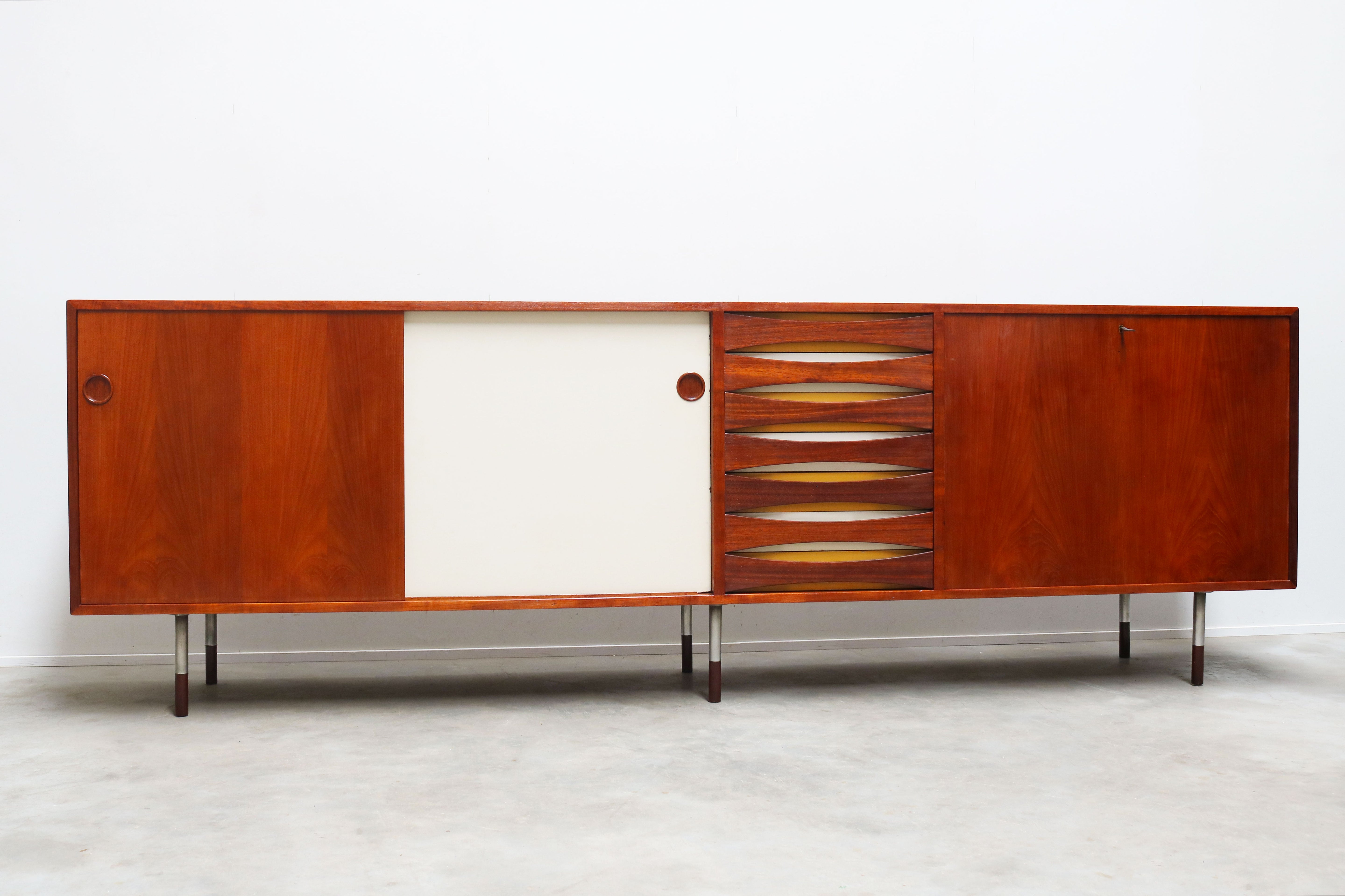 Original Arne Vodder model: 29A ''Triennale'' sideboard 1957 Denmark
