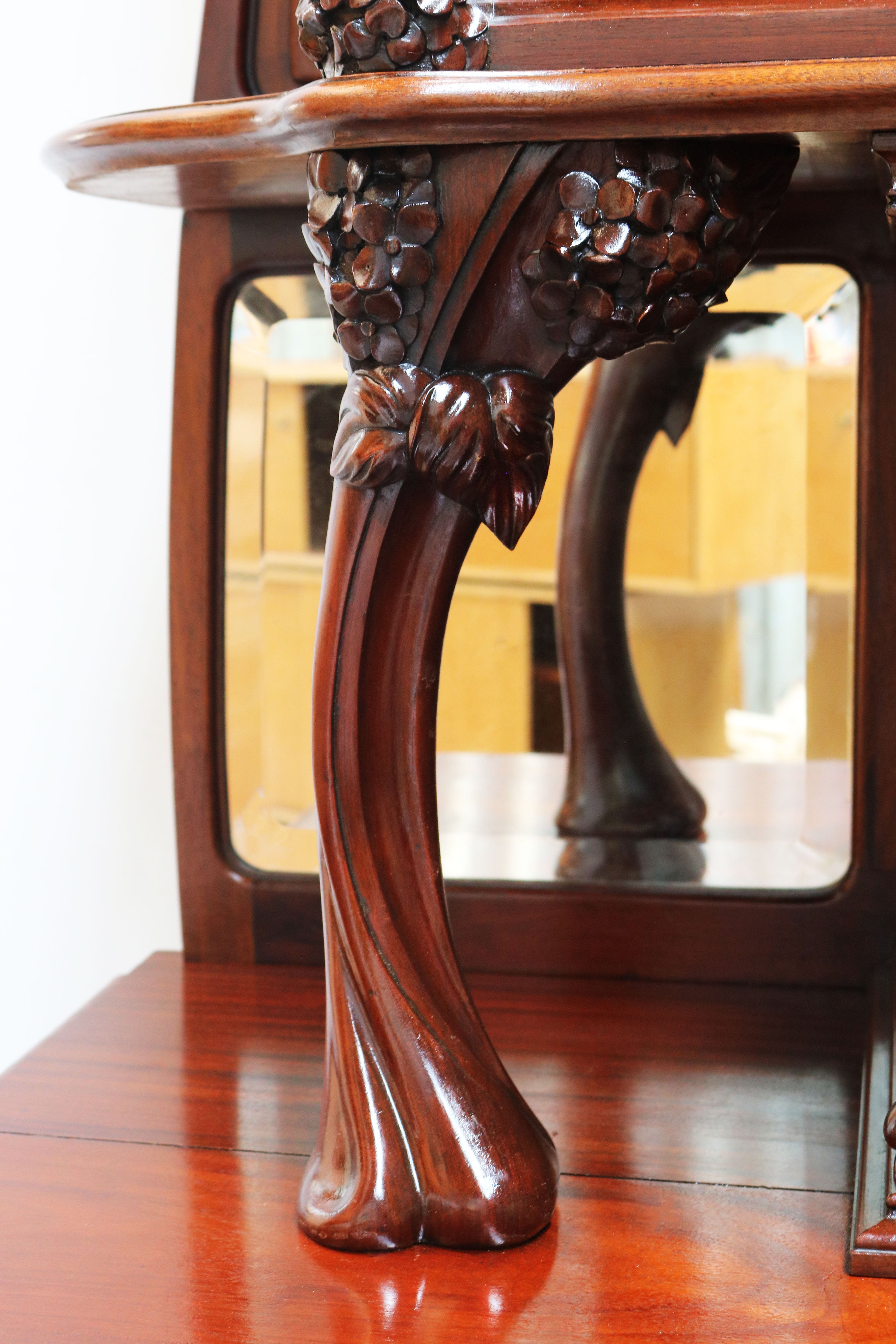 Pair of Art Nouveau buffet cabinet by Maison Gouffe Jeune 1902