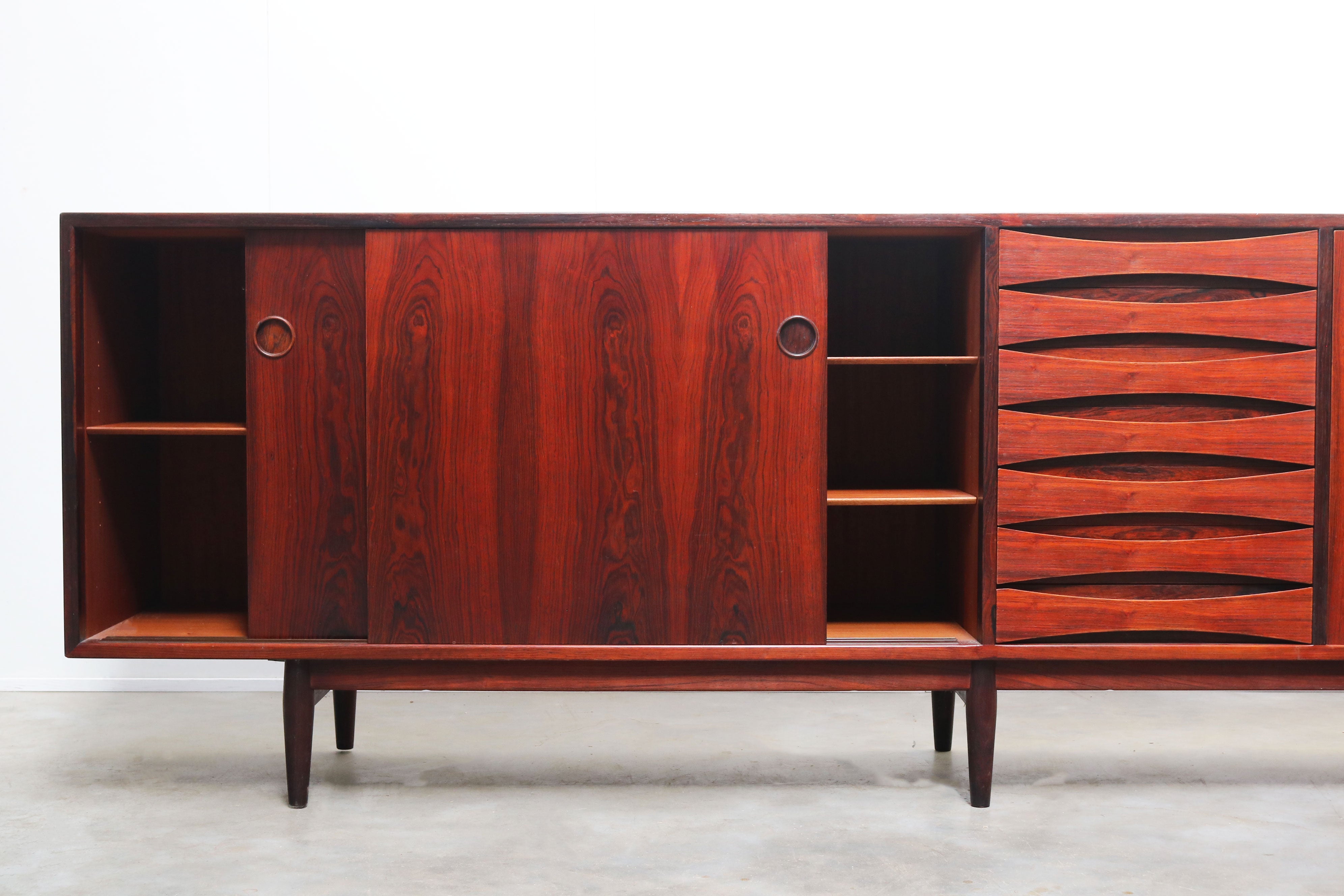 Rare Arne Vodder 29a sideboard for Sibast 1950 Rosewood