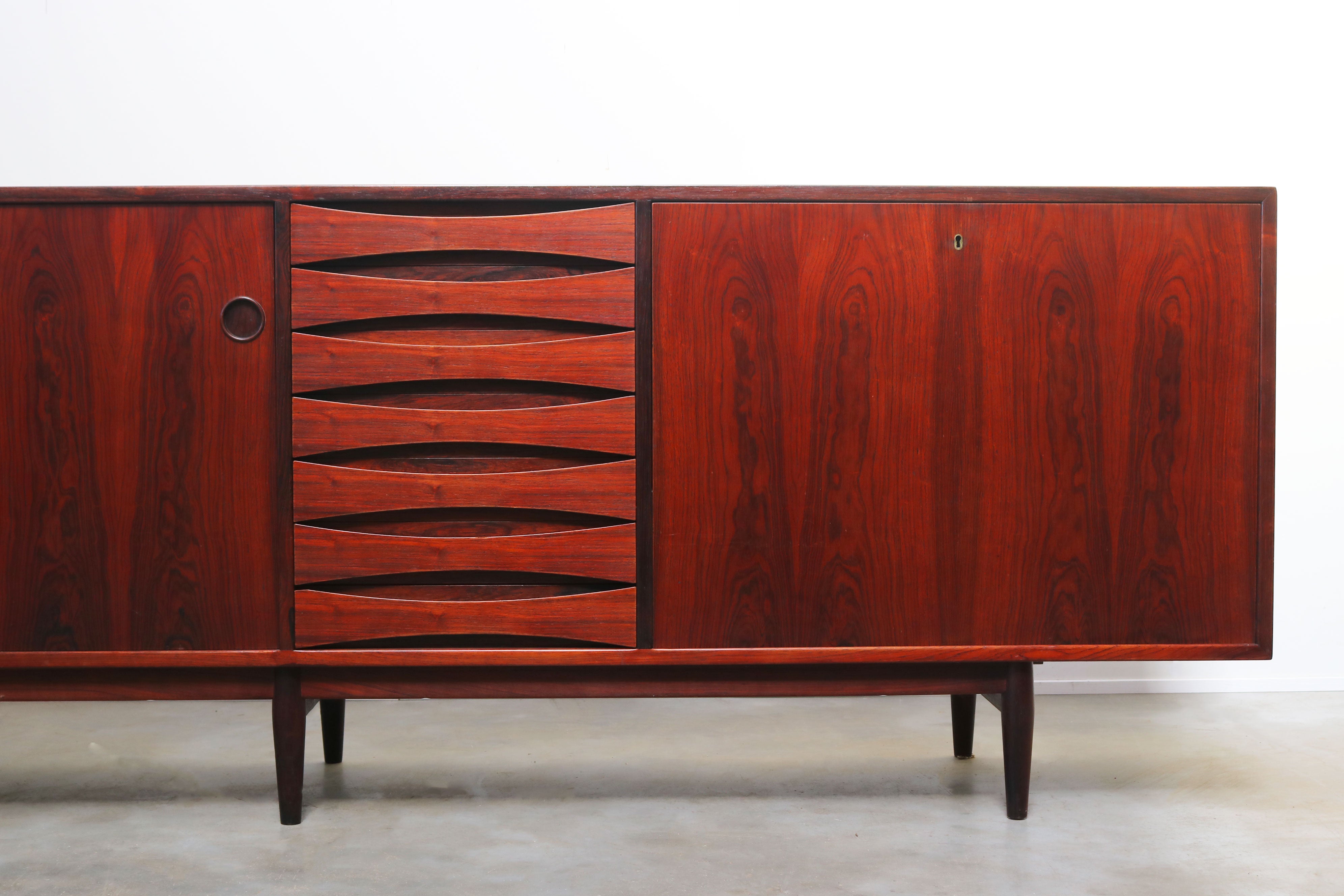 Rare Arne Vodder 29a sideboard for Sibast 1950 Rosewood