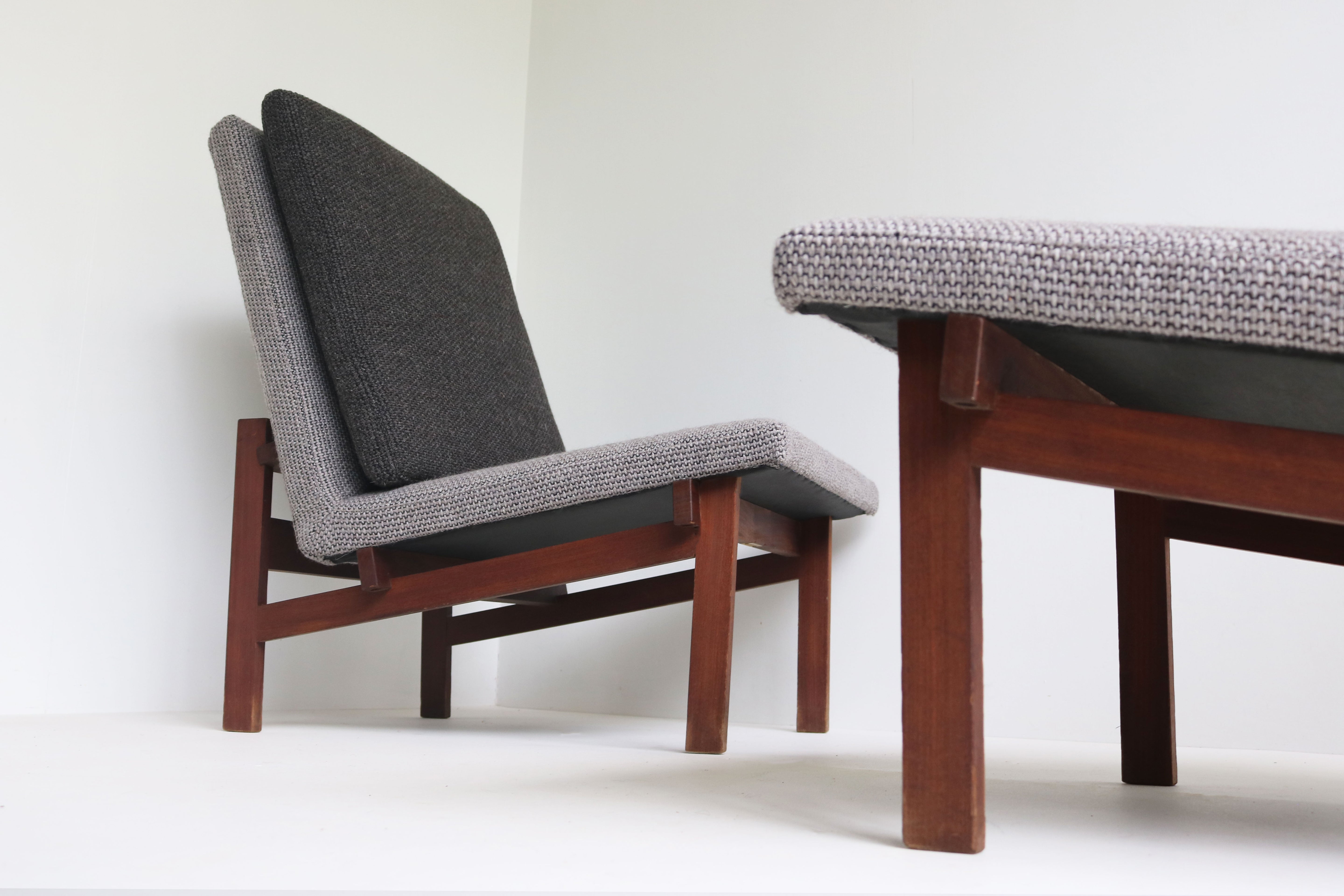 Living roomset F181 Square Line Series by Kho Liang Le & Theo Ruth 1958 Artifort