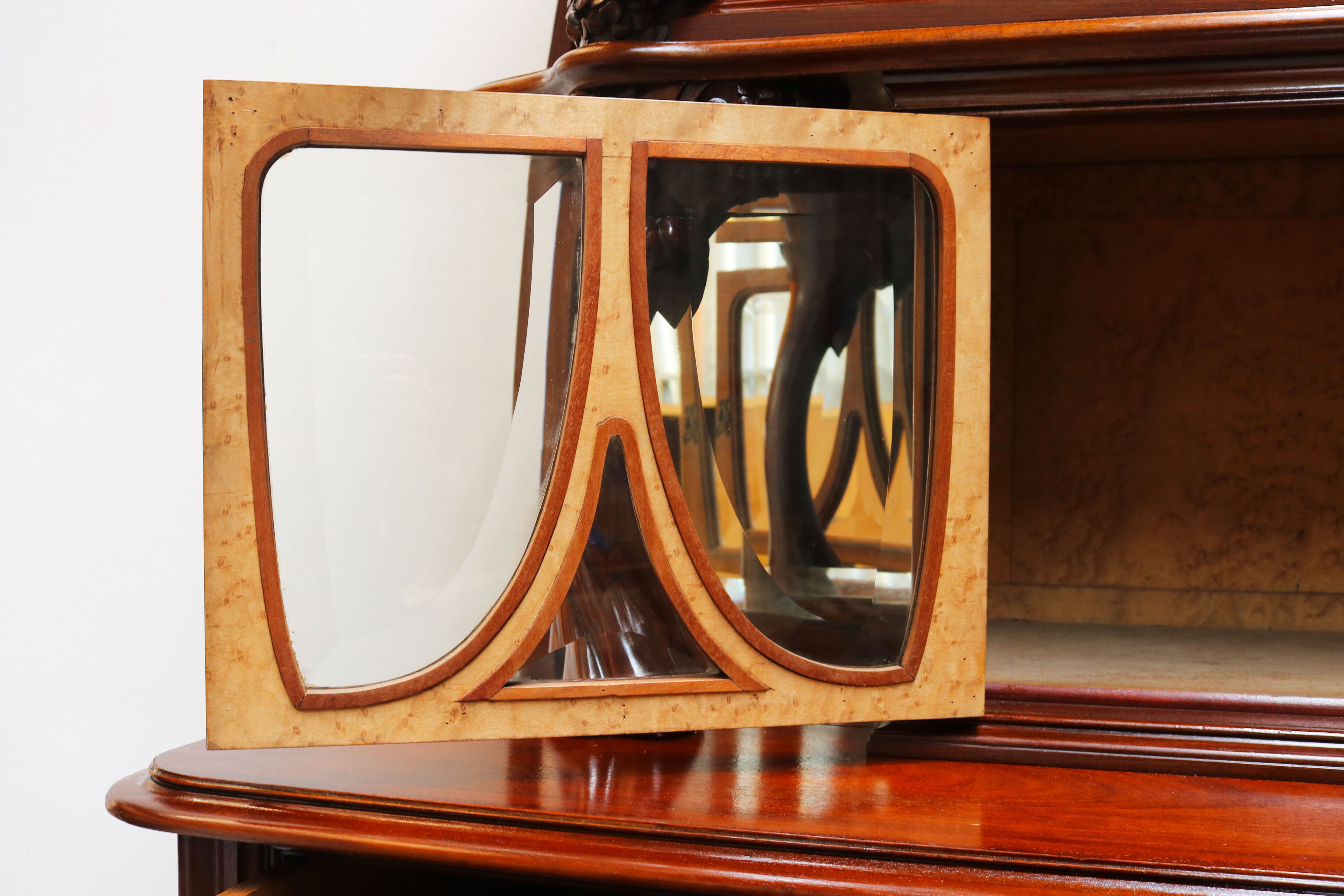 Pair of Art Nouveau buffet cabinet by Maison Gouffe Jeune 1902