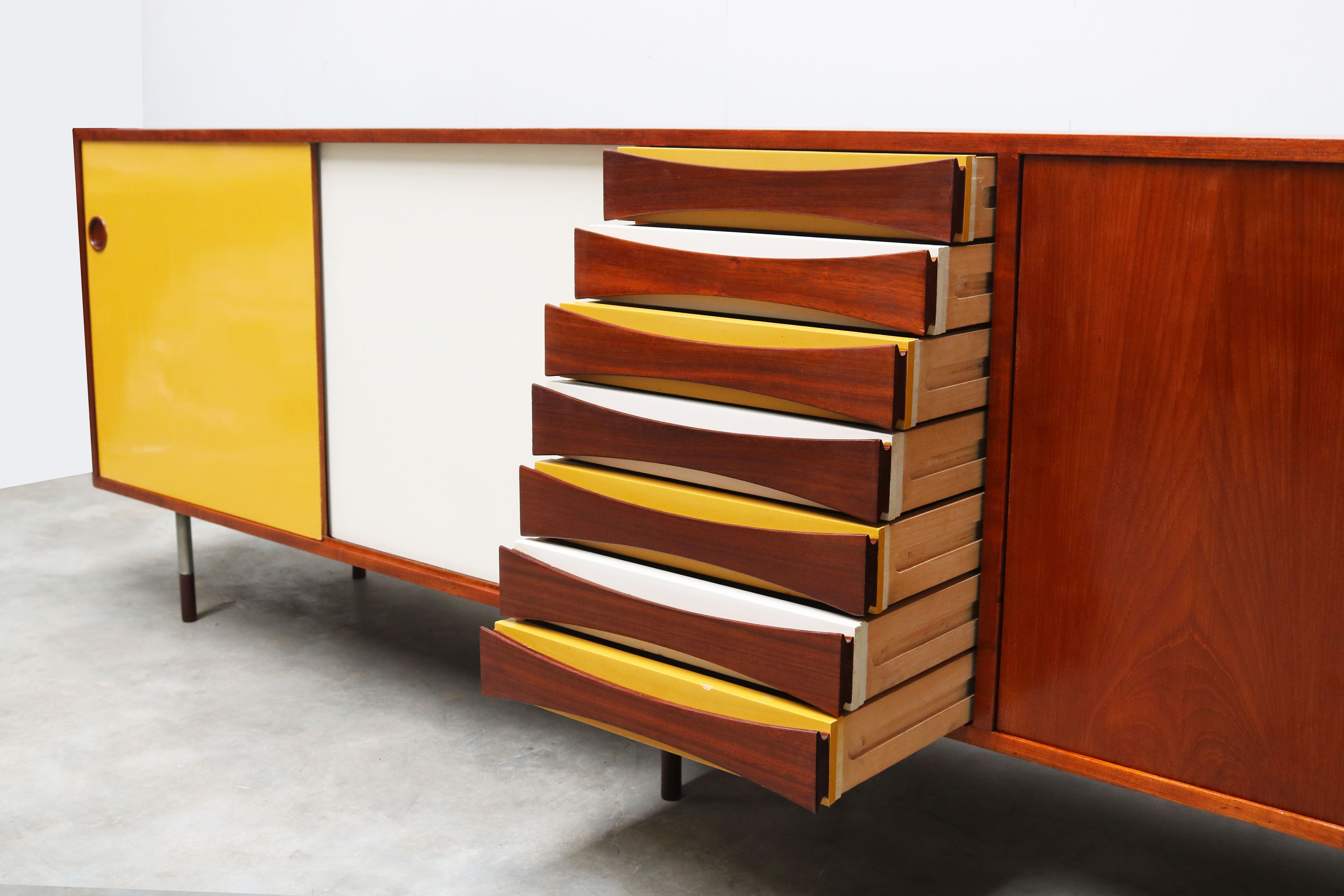 Original Arne Vodder model: 29A ''Triennale'' sideboard 1957 Denmark