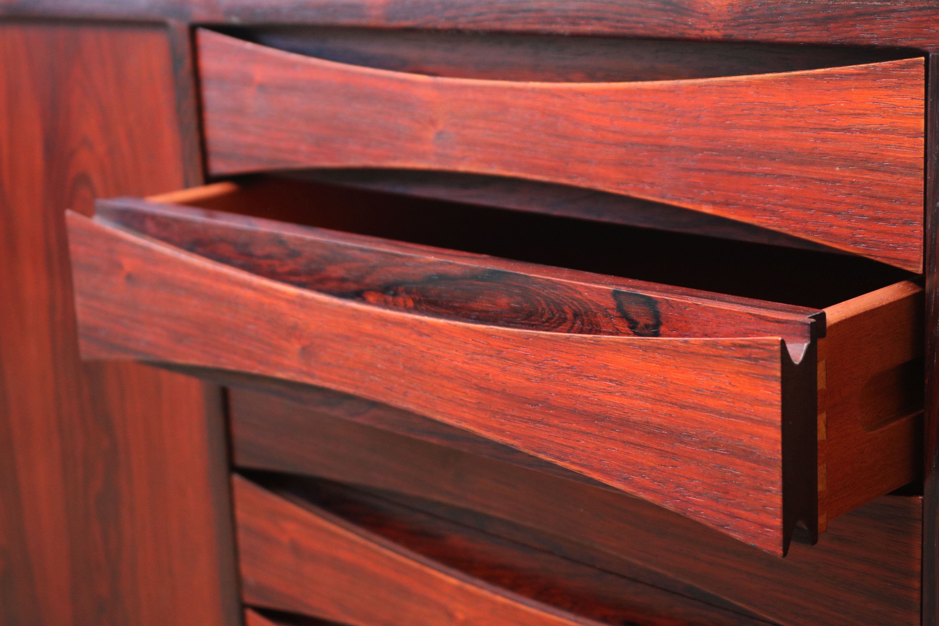 Rare Arne Vodder 29a sideboard for Sibast 1950 Rosewood