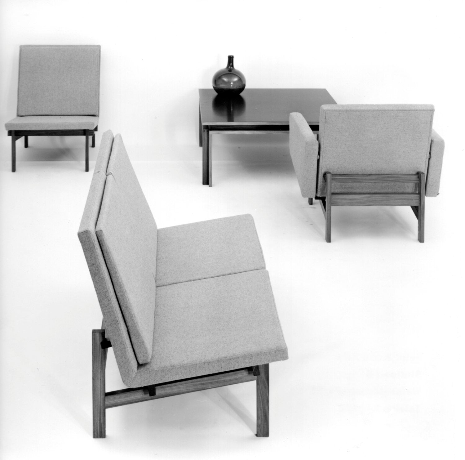 Living roomset F181 Square Line Series by Kho Liang Le & Theo Ruth 1958 Artifort