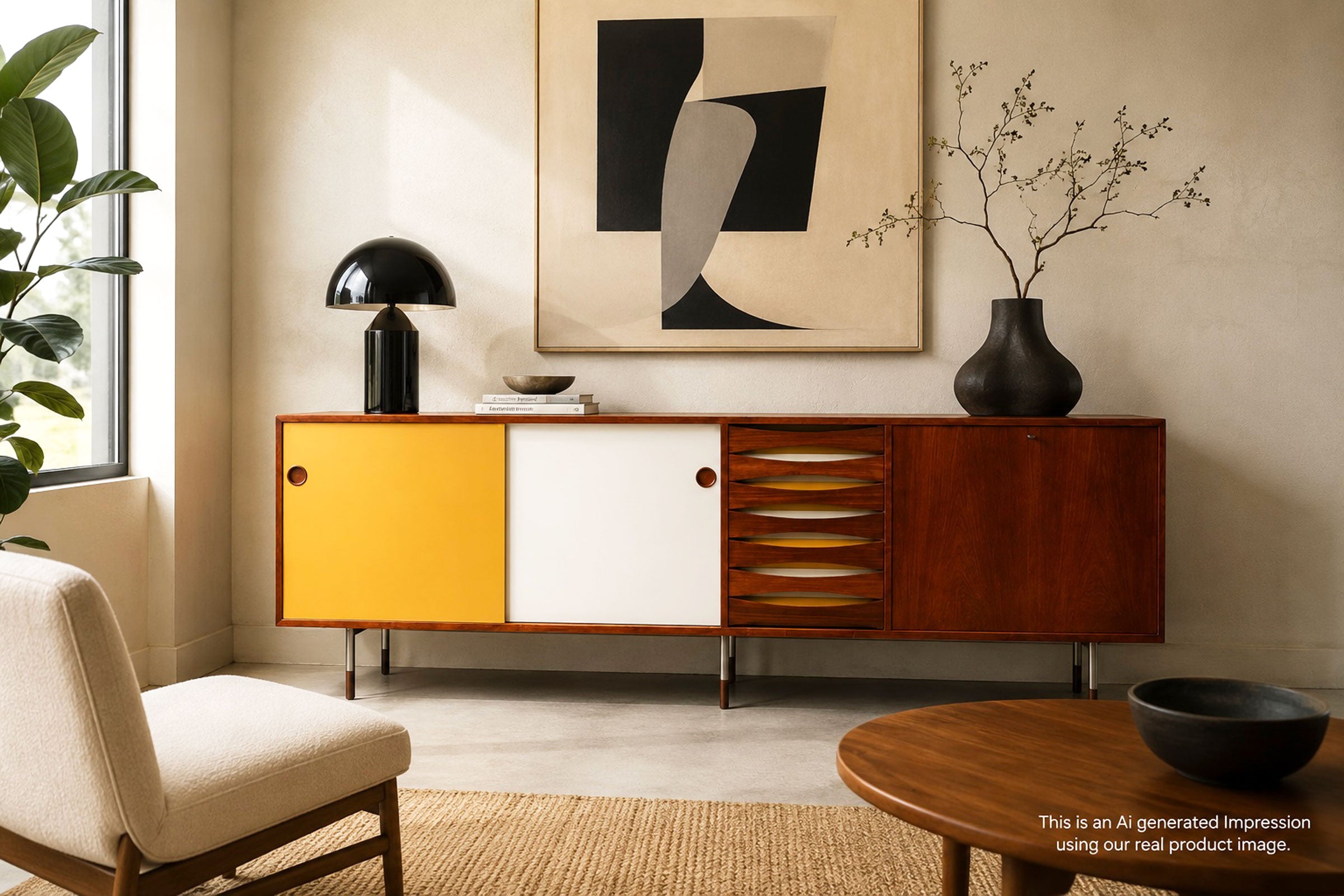 Original Arne Vodder model: 29A ''Triennale'' sideboard 1957 Denmark