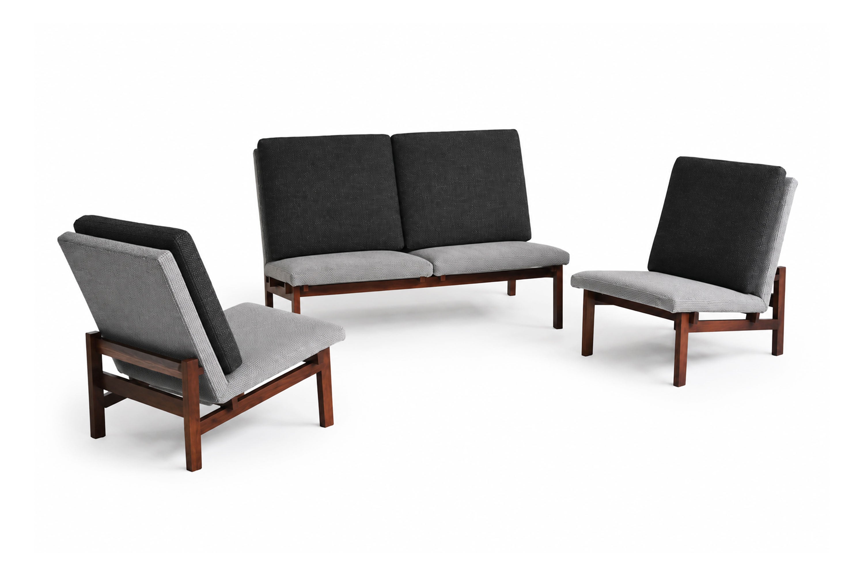Living roomset F181 Square Line Series by Kho Liang Le & Theo Ruth 1958 Artifort