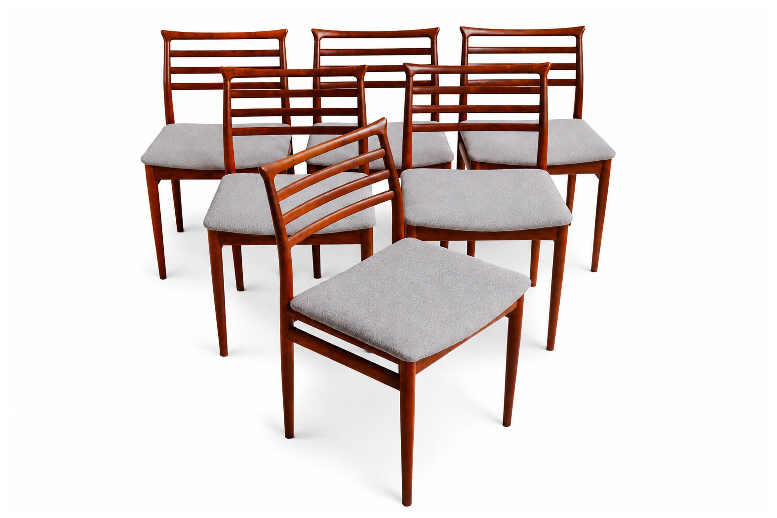 Set of six Danish dining chairs by Erling Torvits 1960